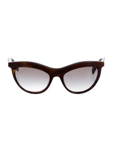 Prada Tortoiseshell Cat-Eye Sunglasses
