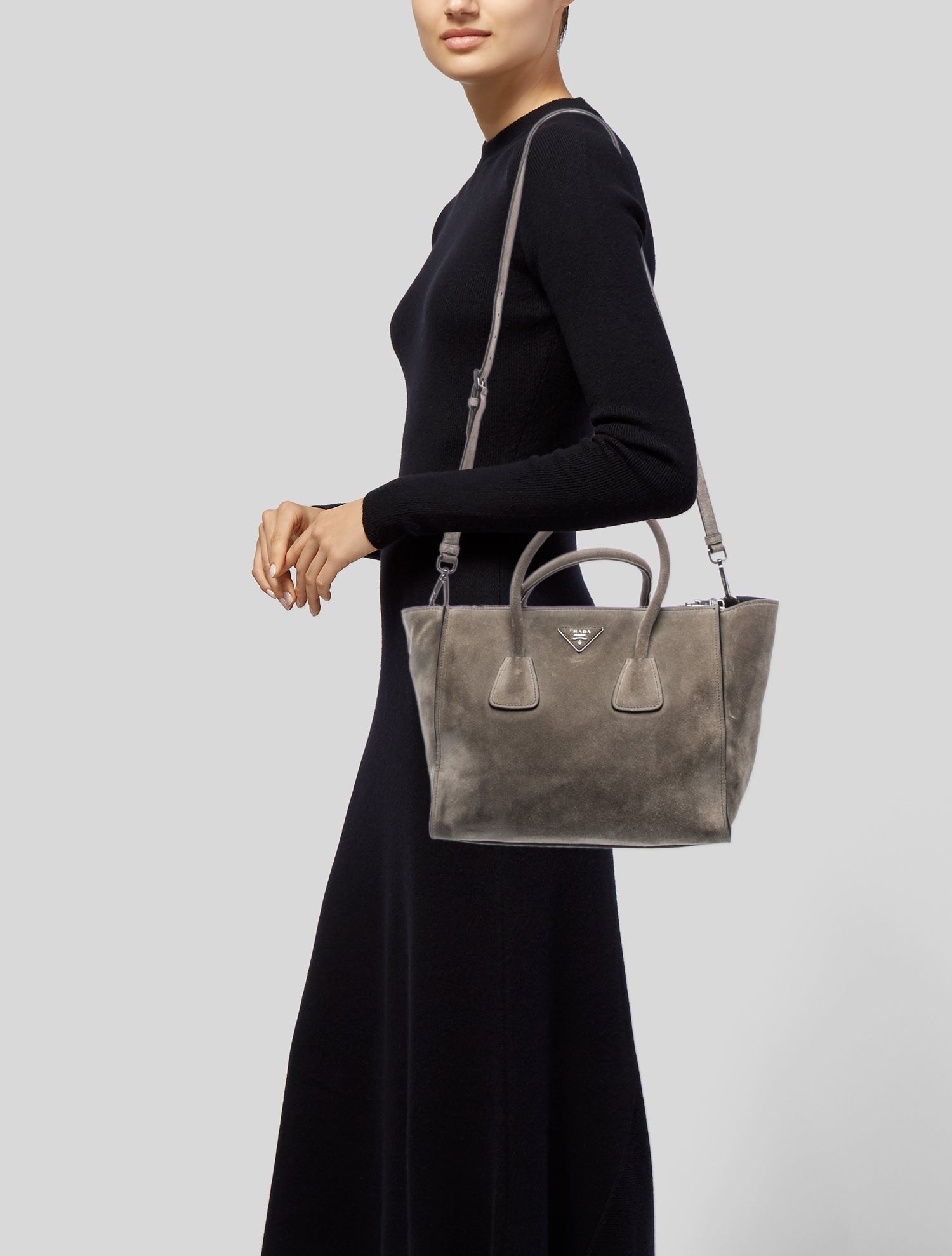 Prada Signature Galleria Double Zip