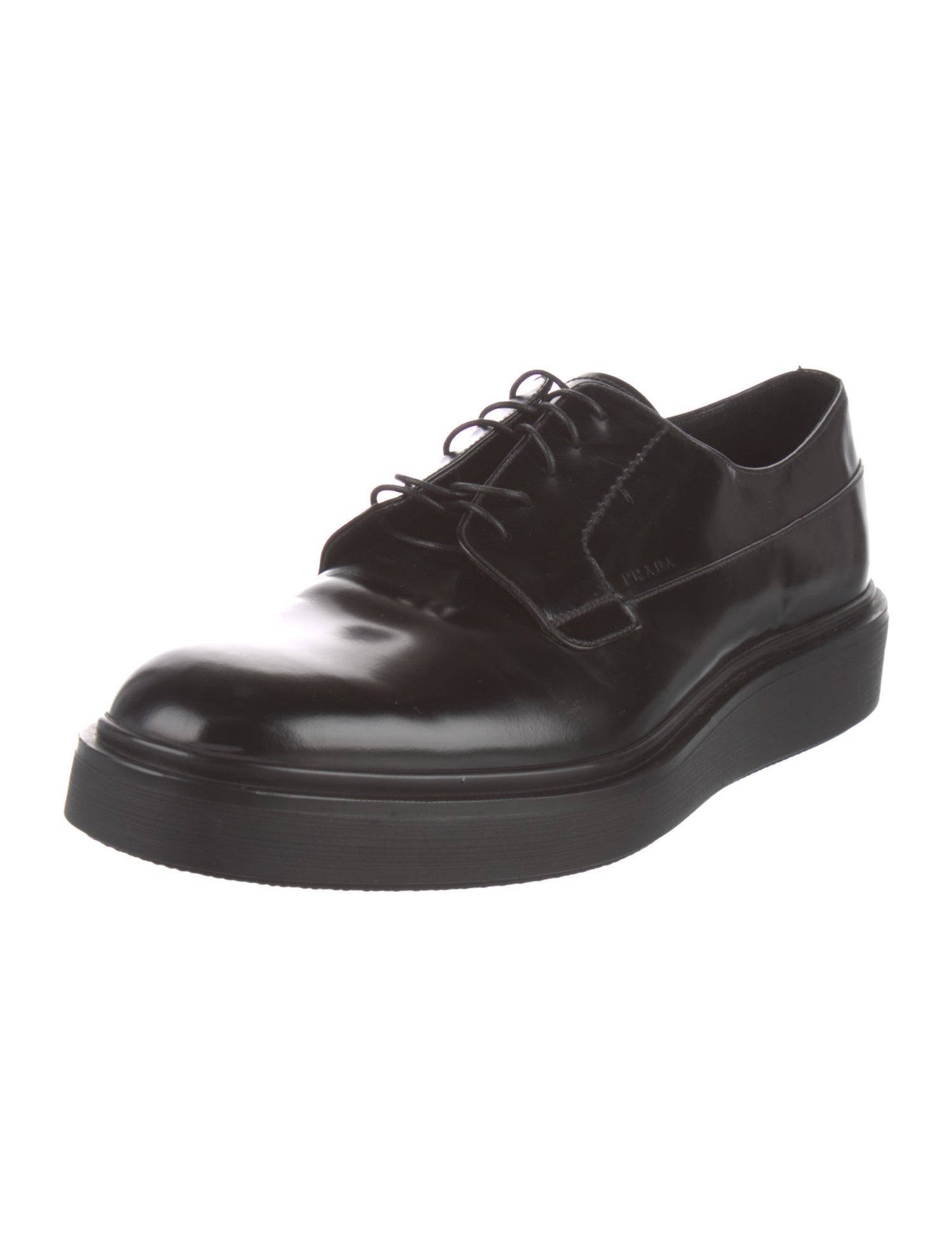 Prada Leather Derby Shoes