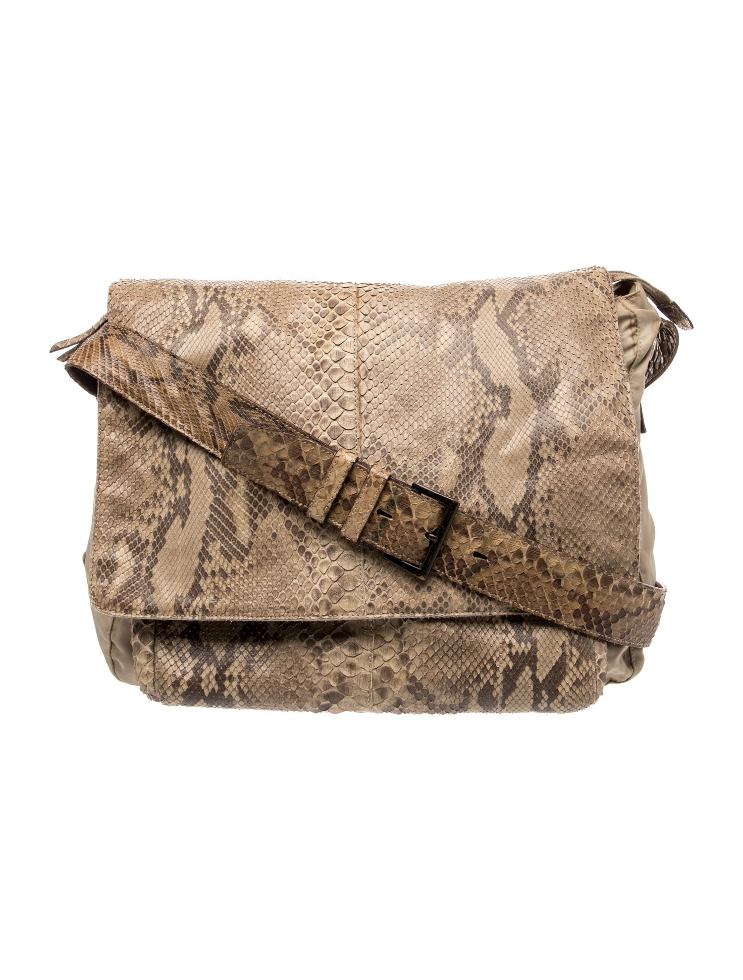 Prada Snakeskin Shoulder Bag
