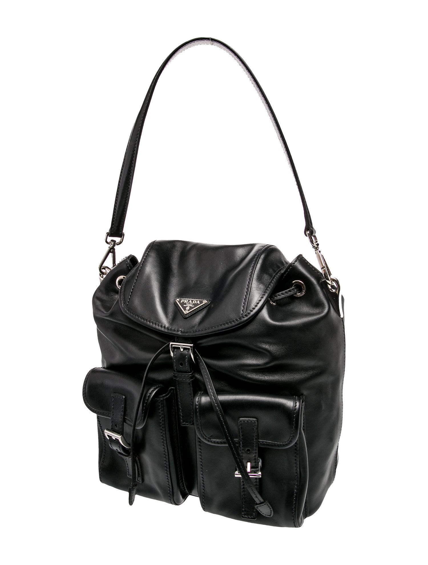 Prada Saffiano Leather Bucket Bag