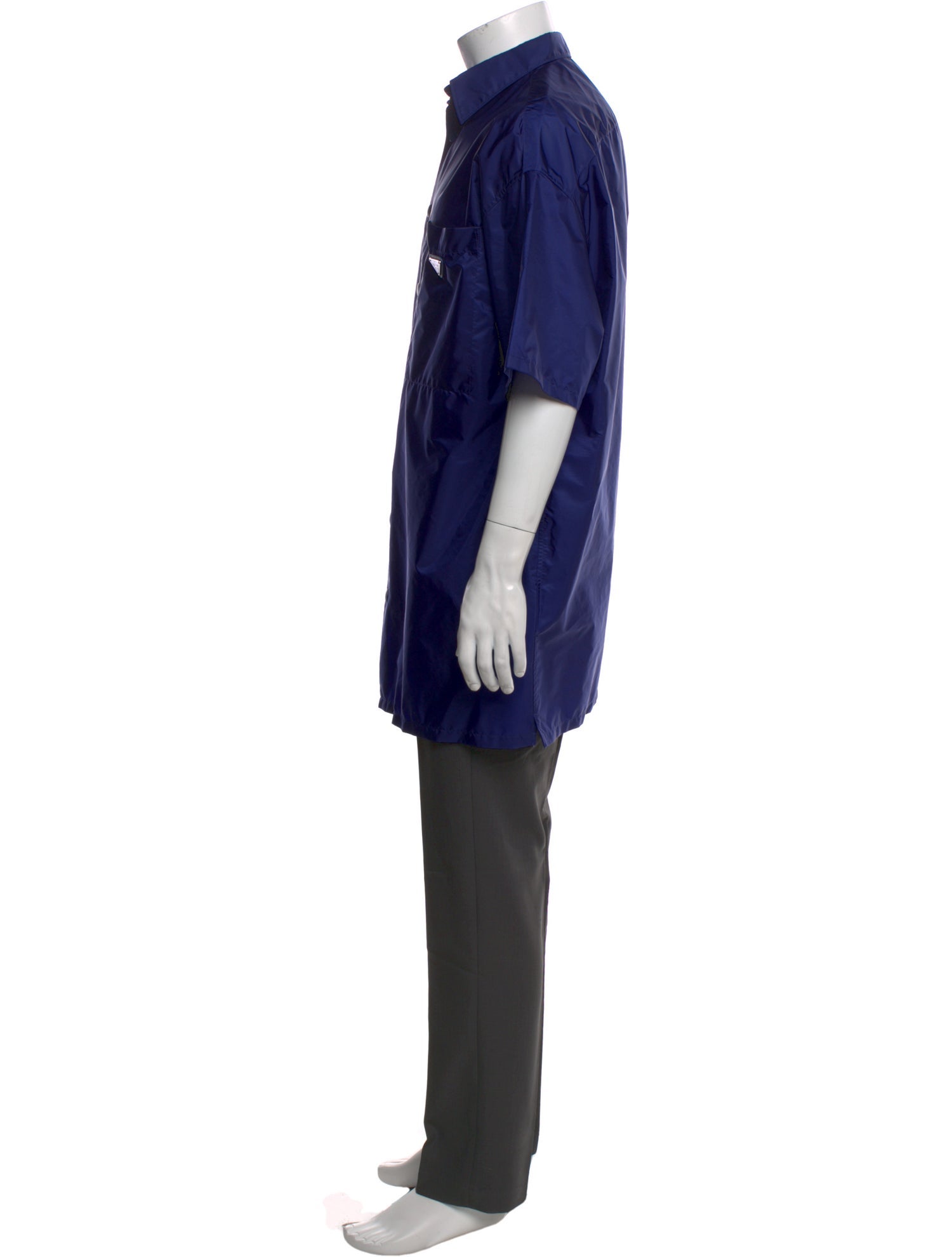Prada 2022 Enameled Metal Triangle Shirt