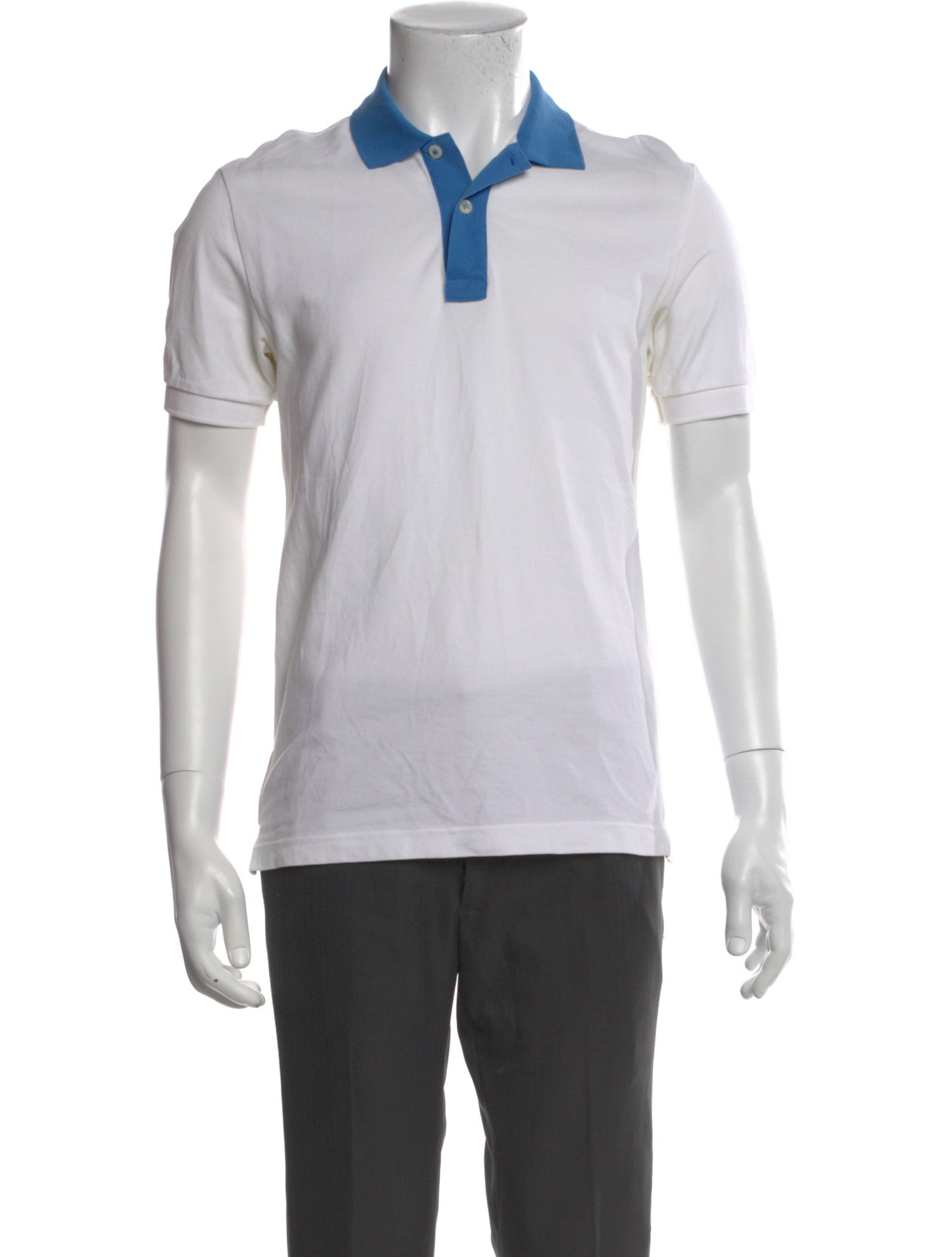Prada 2013 Colorblock Pattern Polo Shirt