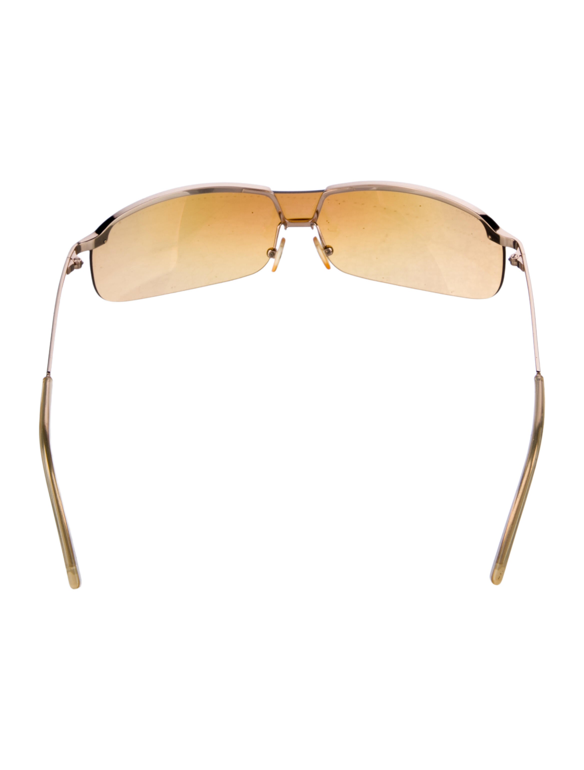 Prada Shield Mirrored Sunglasses