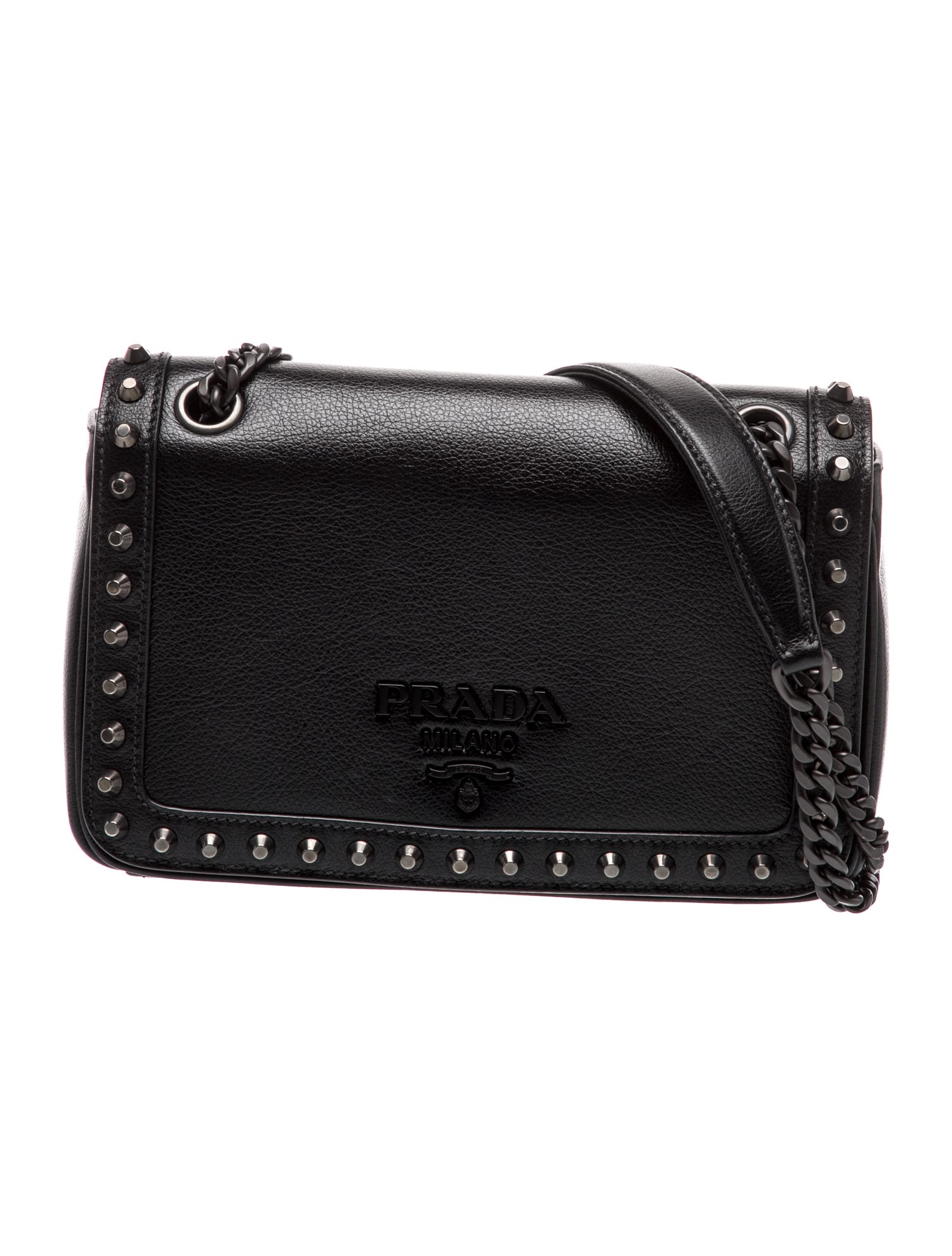 Prada Glace Calf Leather Pattina