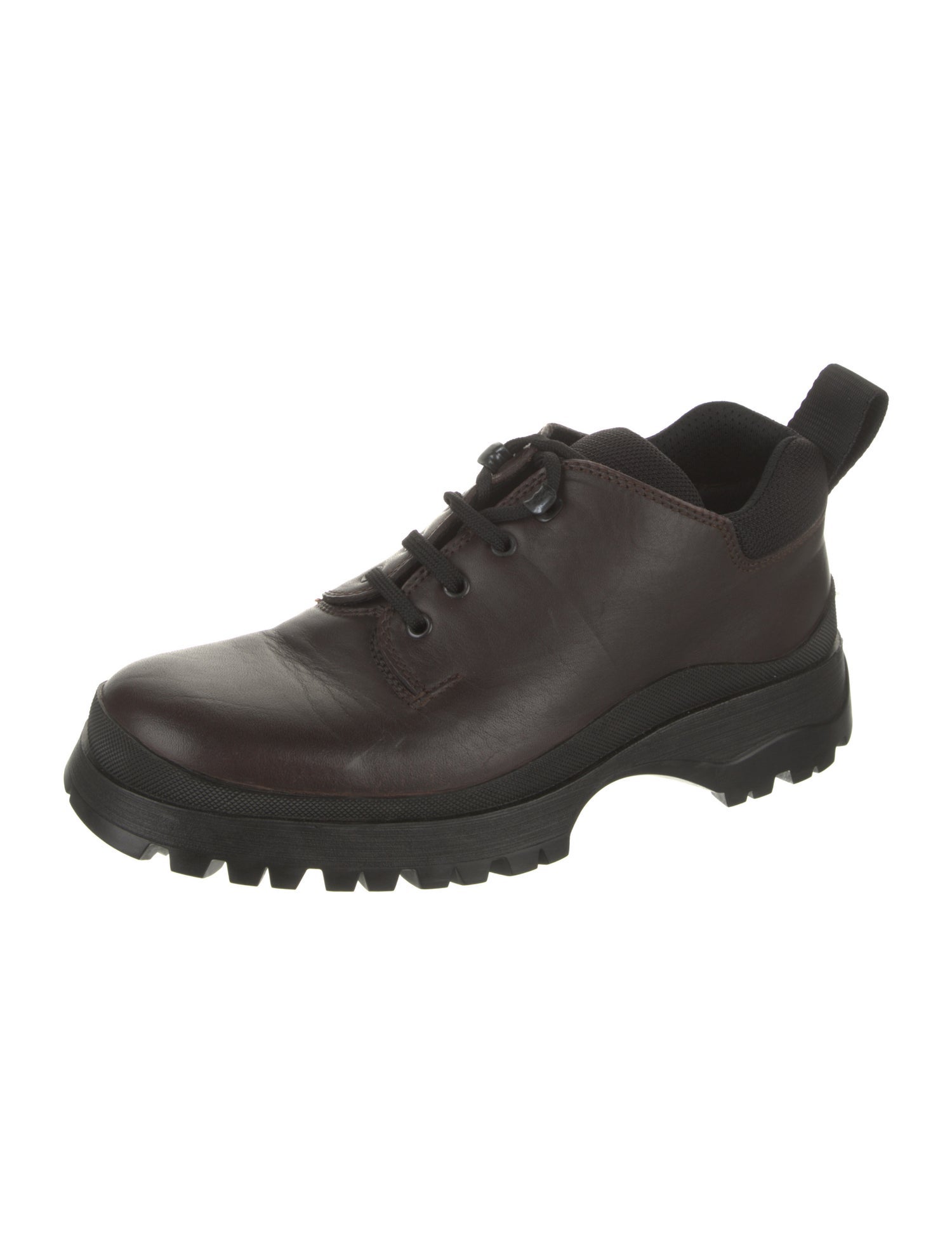Prada Leather Derby Shoes