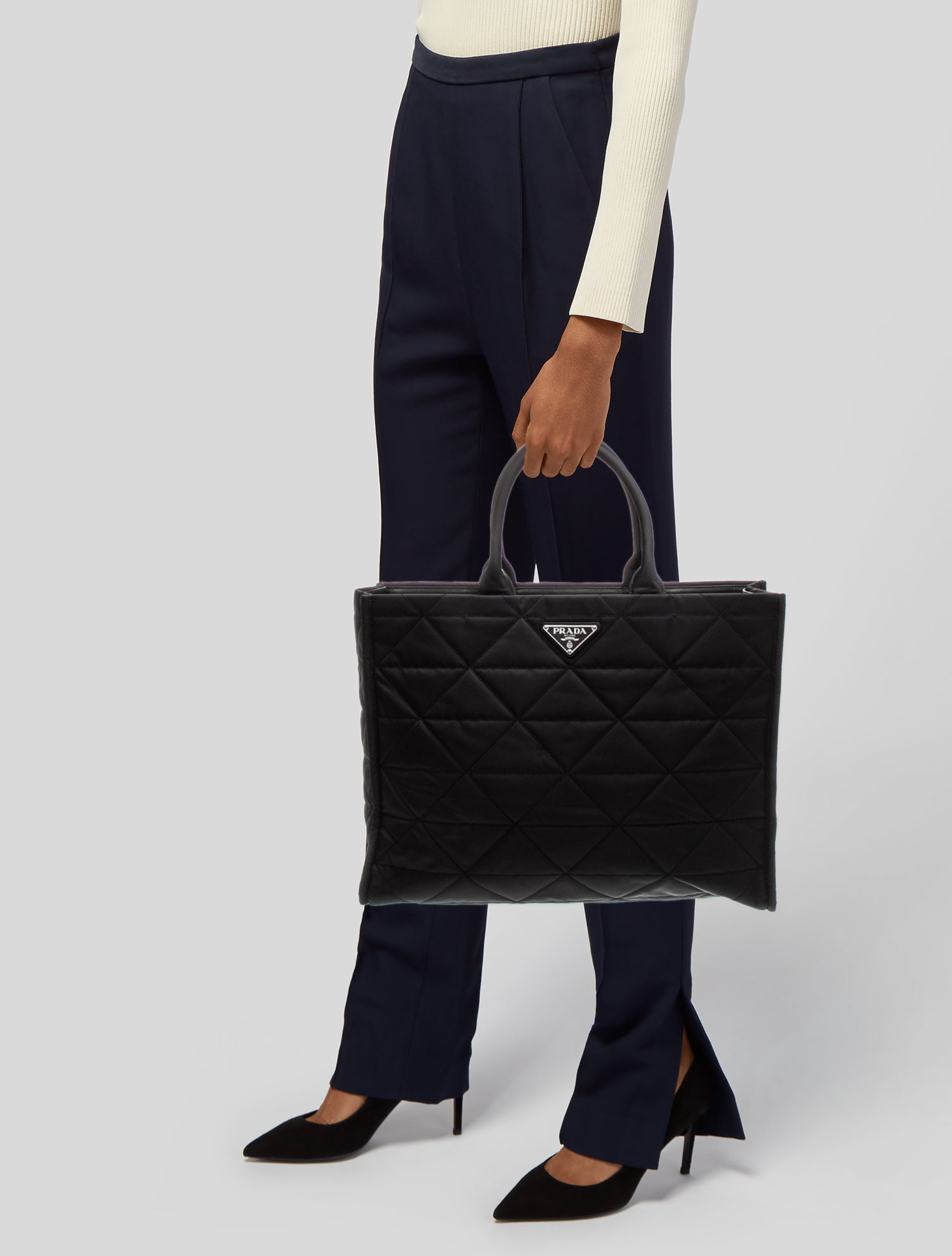 Prada Tessuto Re-Nylon Quilted Tote