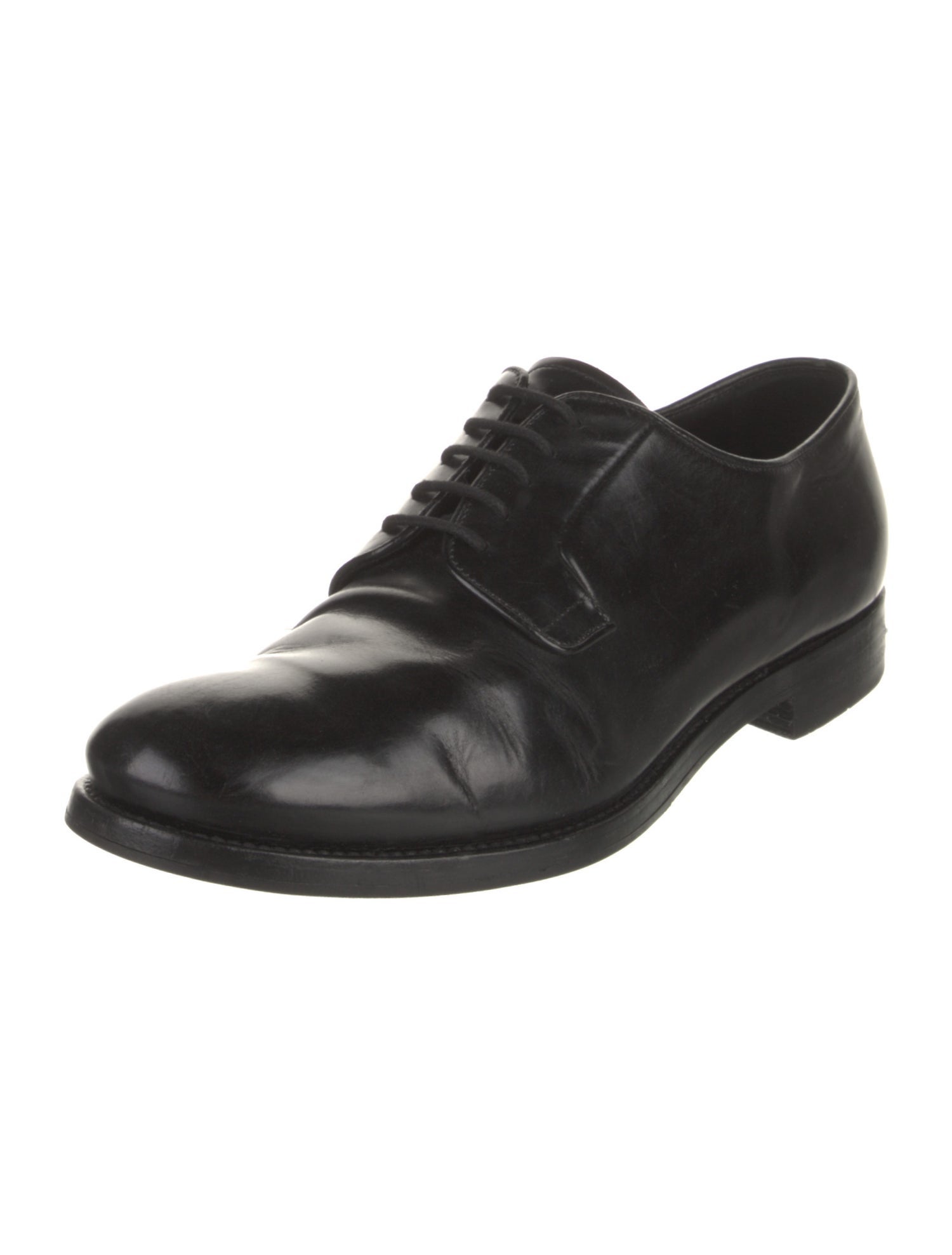 Prada Leather Derby Shoes