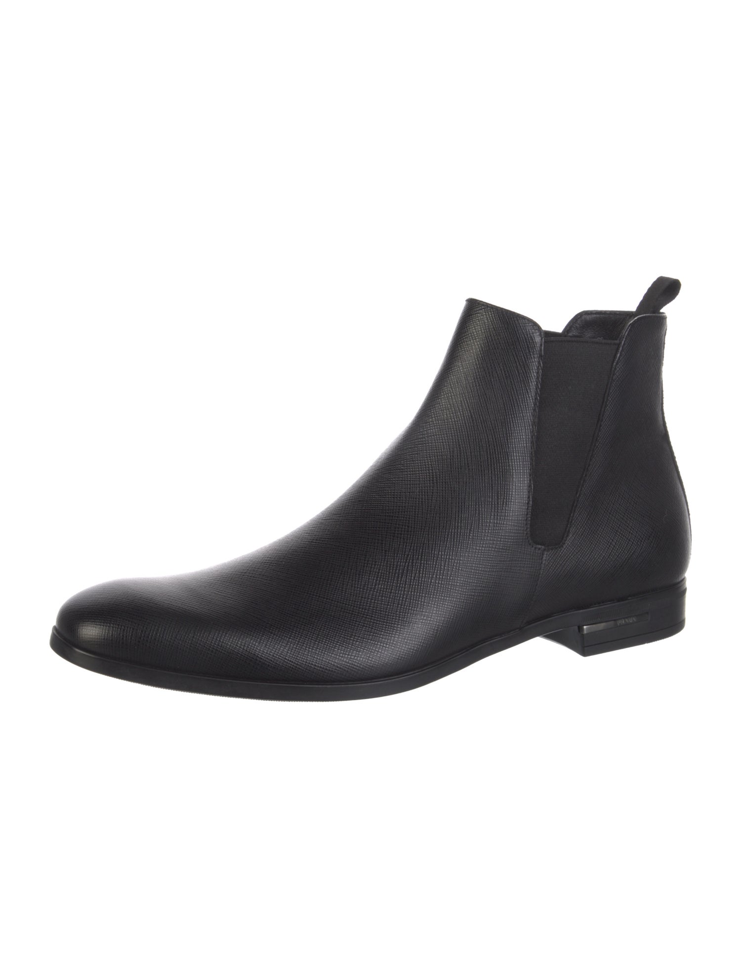 Prada Leather Chelsea Boots