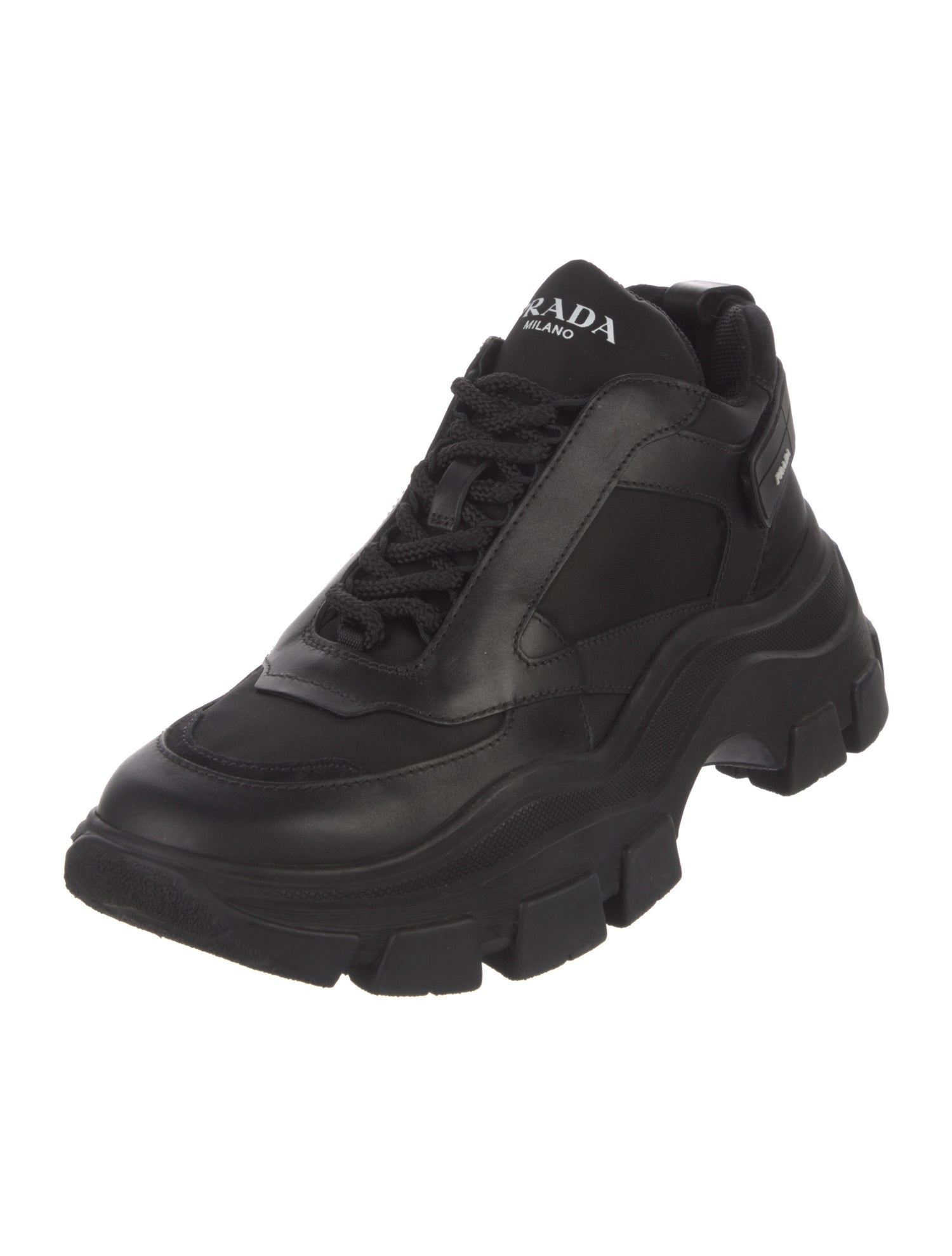 Prada Leather Chunky Sneakers