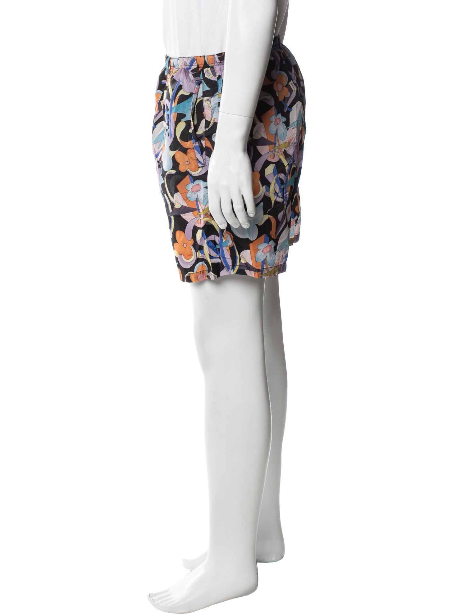 Prada 2018 Floral Print Swim Trunks