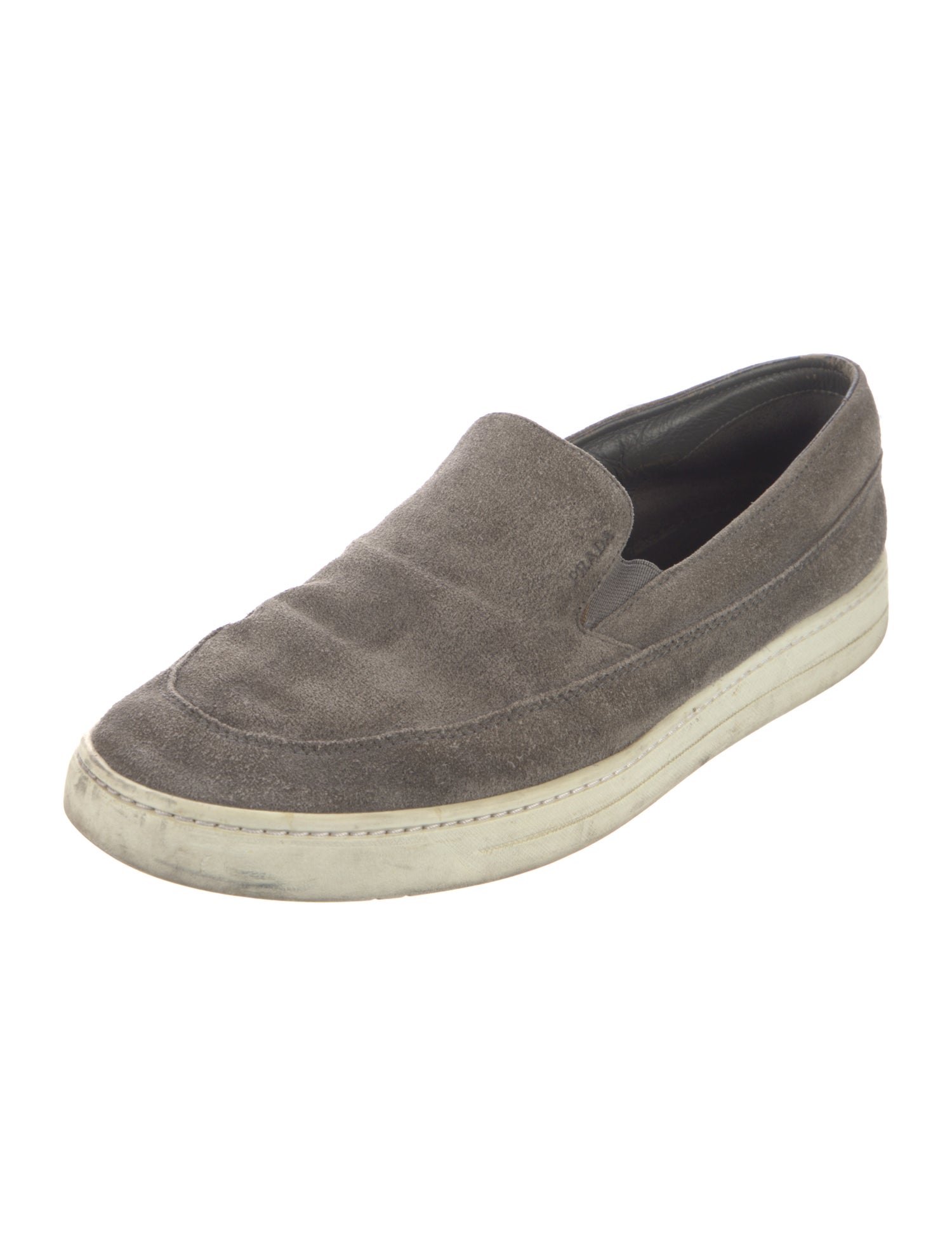 Prada Suede Loafer Sneakers