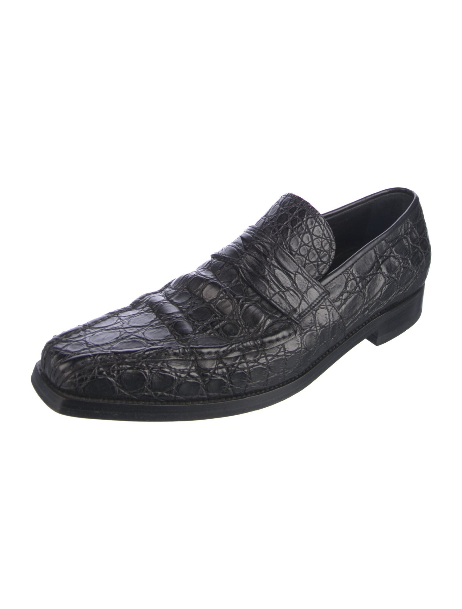 Prada Crocodile Loafers