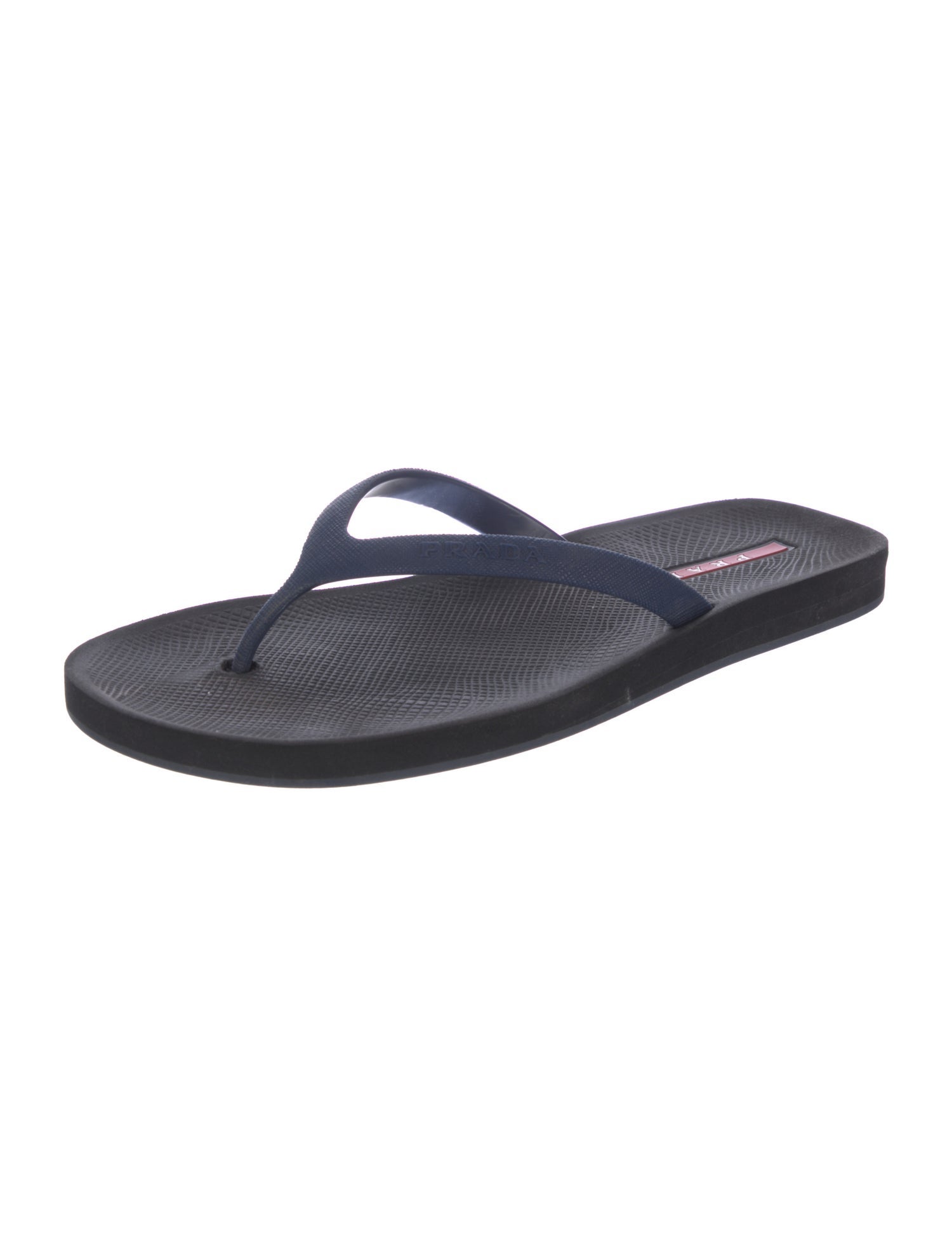Prada Rubber Flip Flops