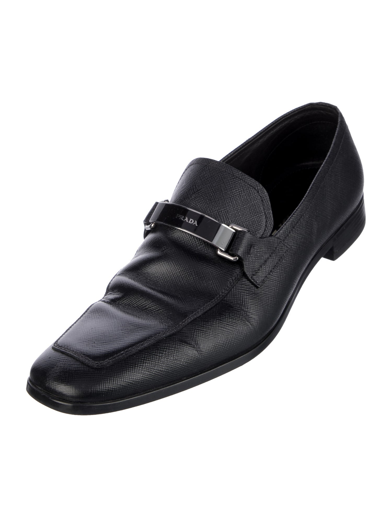 Prada Leather Dress Loafers