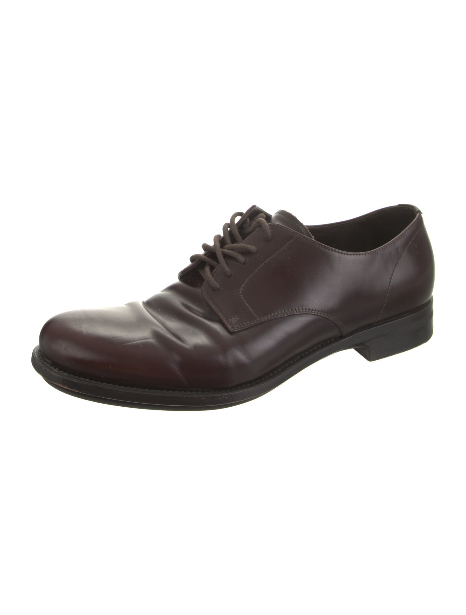 Prada Leather Derby Shoes