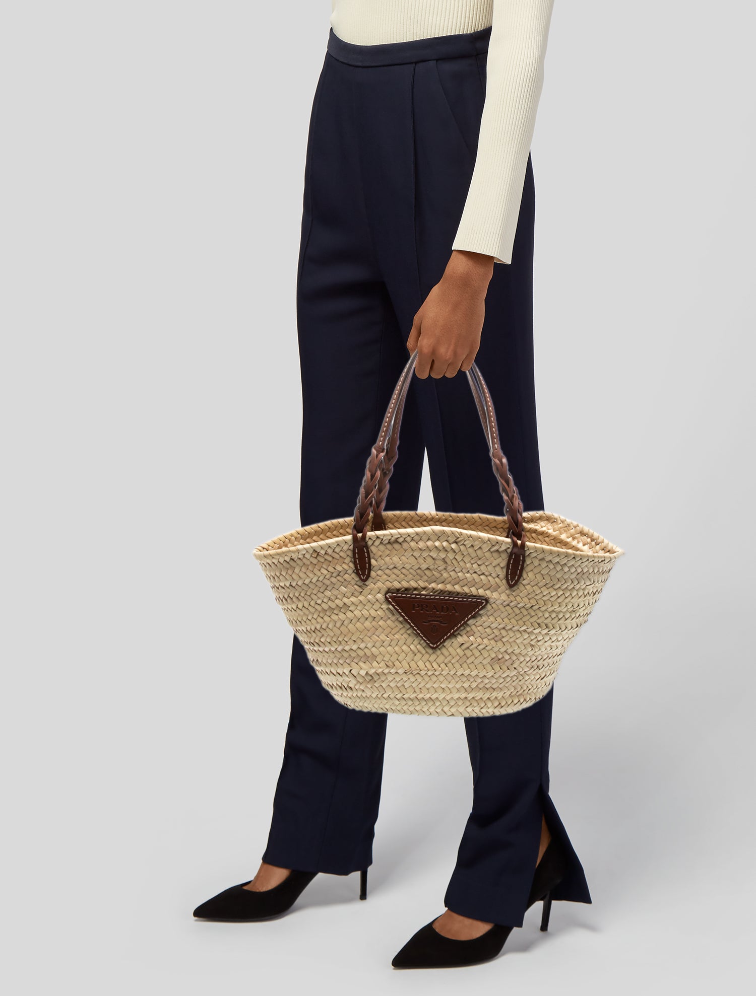 Prada Raffia Minaudière
