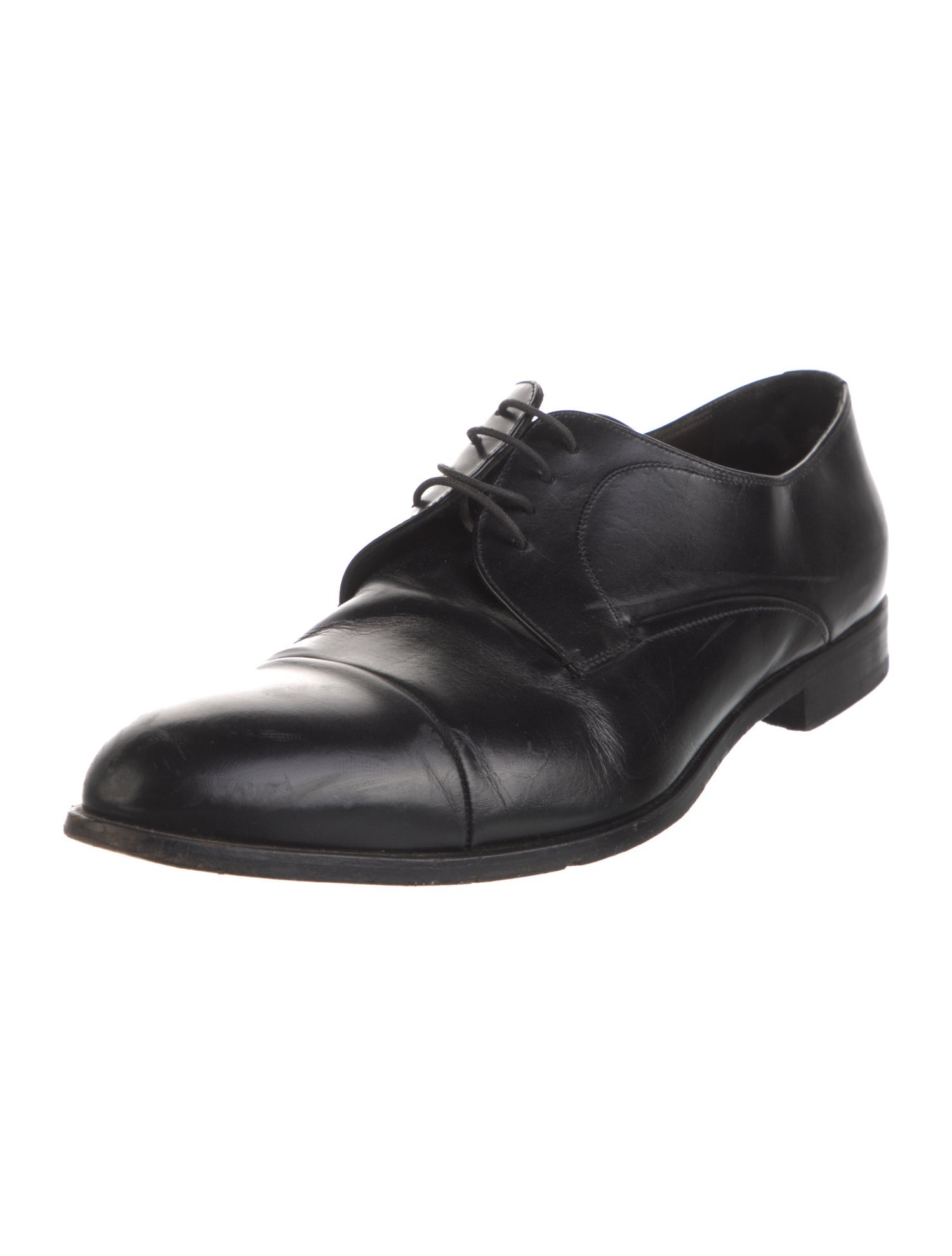 Prada Leather Derby Shoes