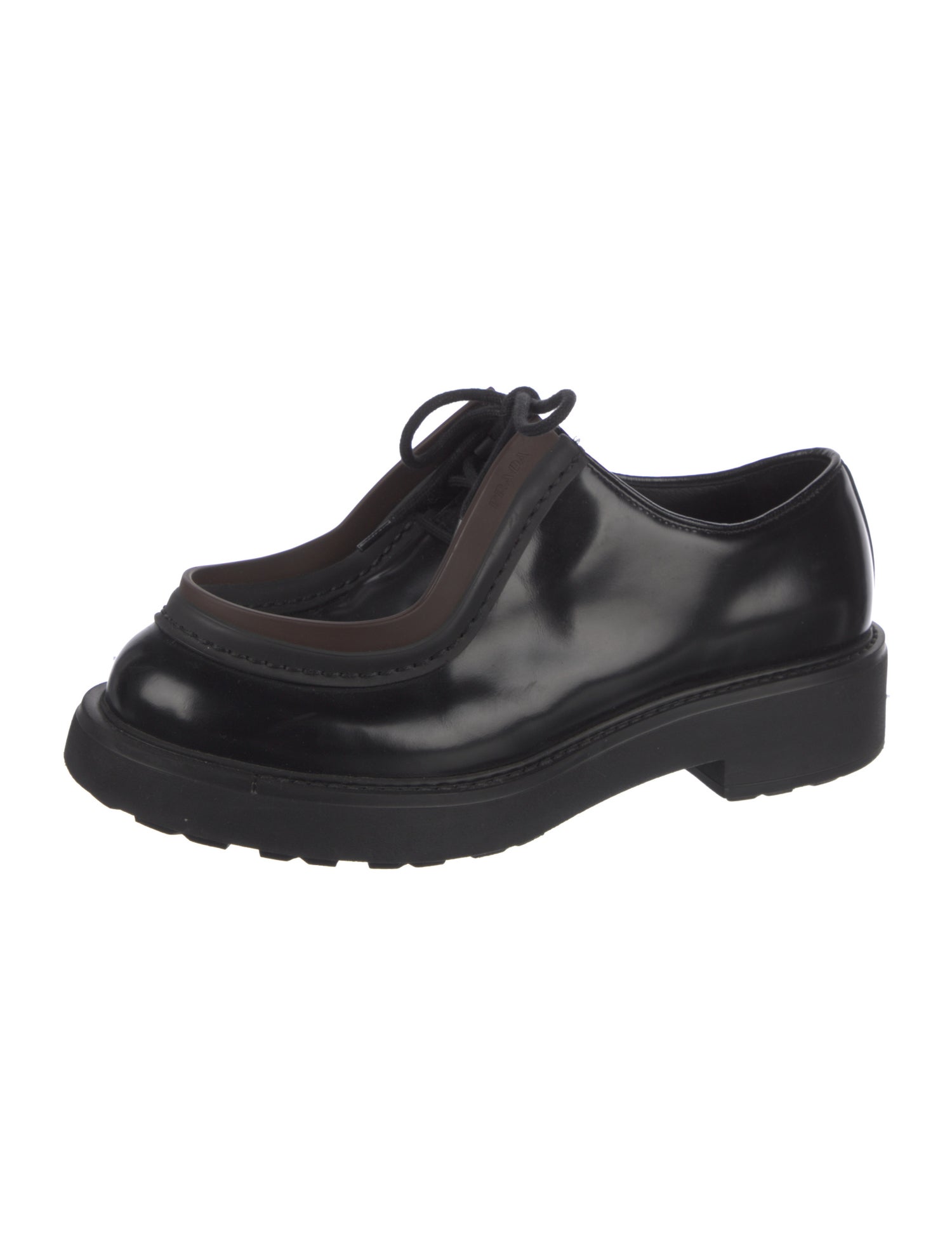 Prada Leather Derby Shoes