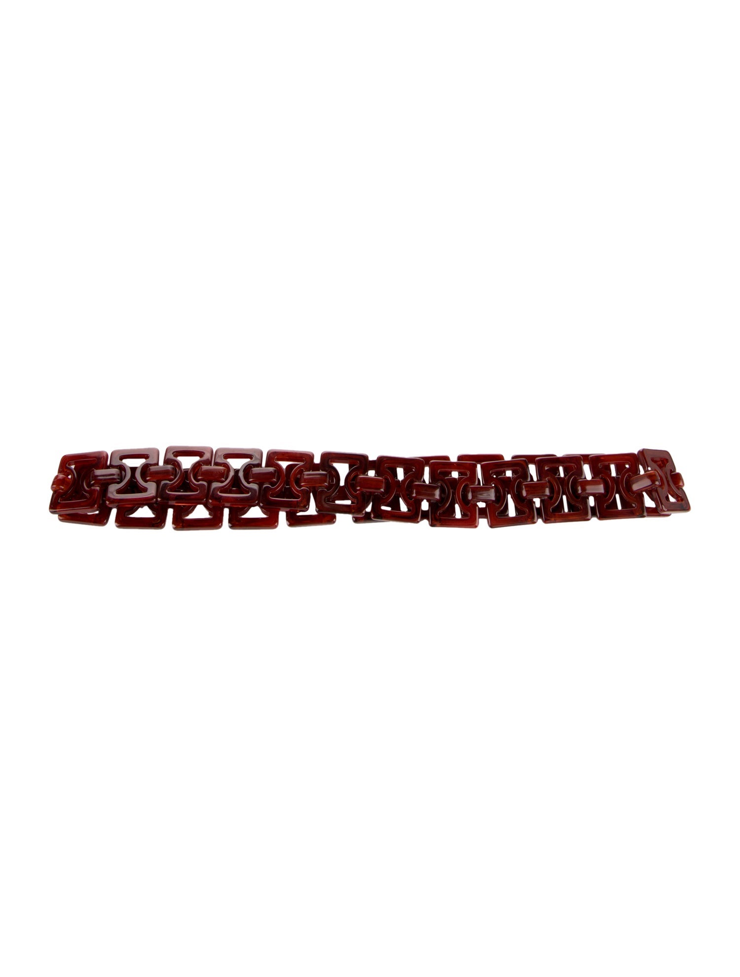 Prada Resin Resin Chain-Link Waist Belt