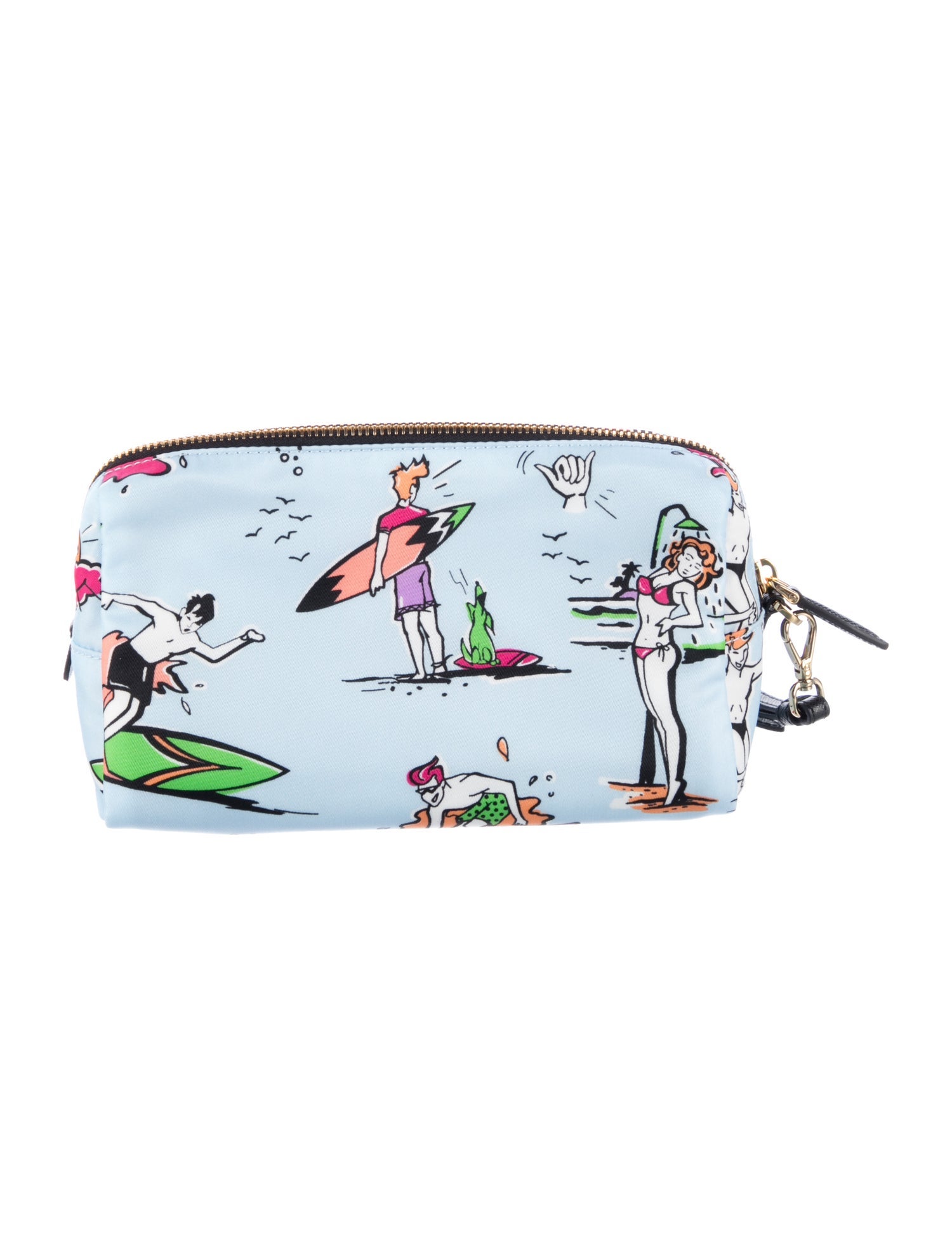 Prada Trimmed Re-Nylon Cosmetic Pouch