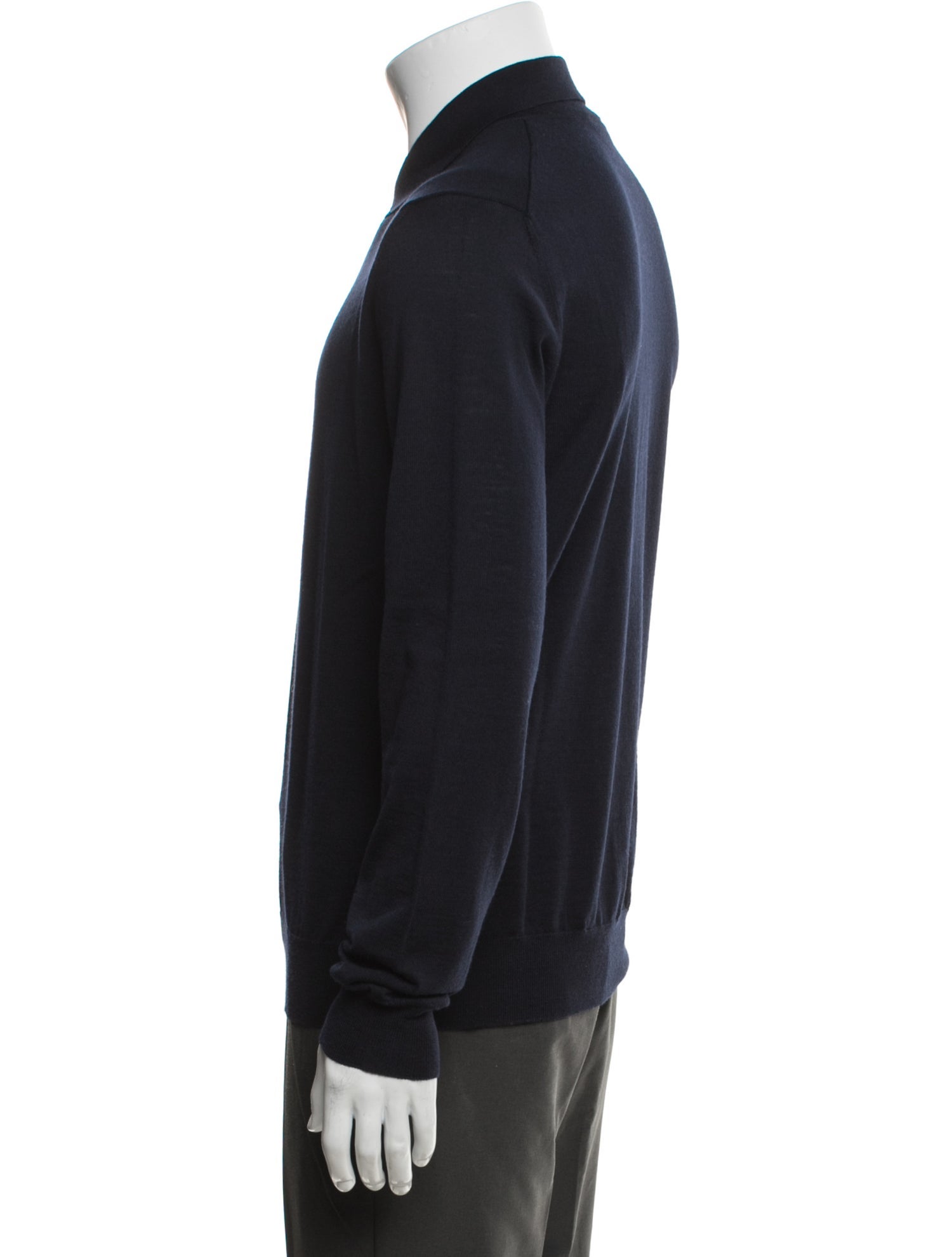 Prada 2024 Virgin Wool Polo Sweater