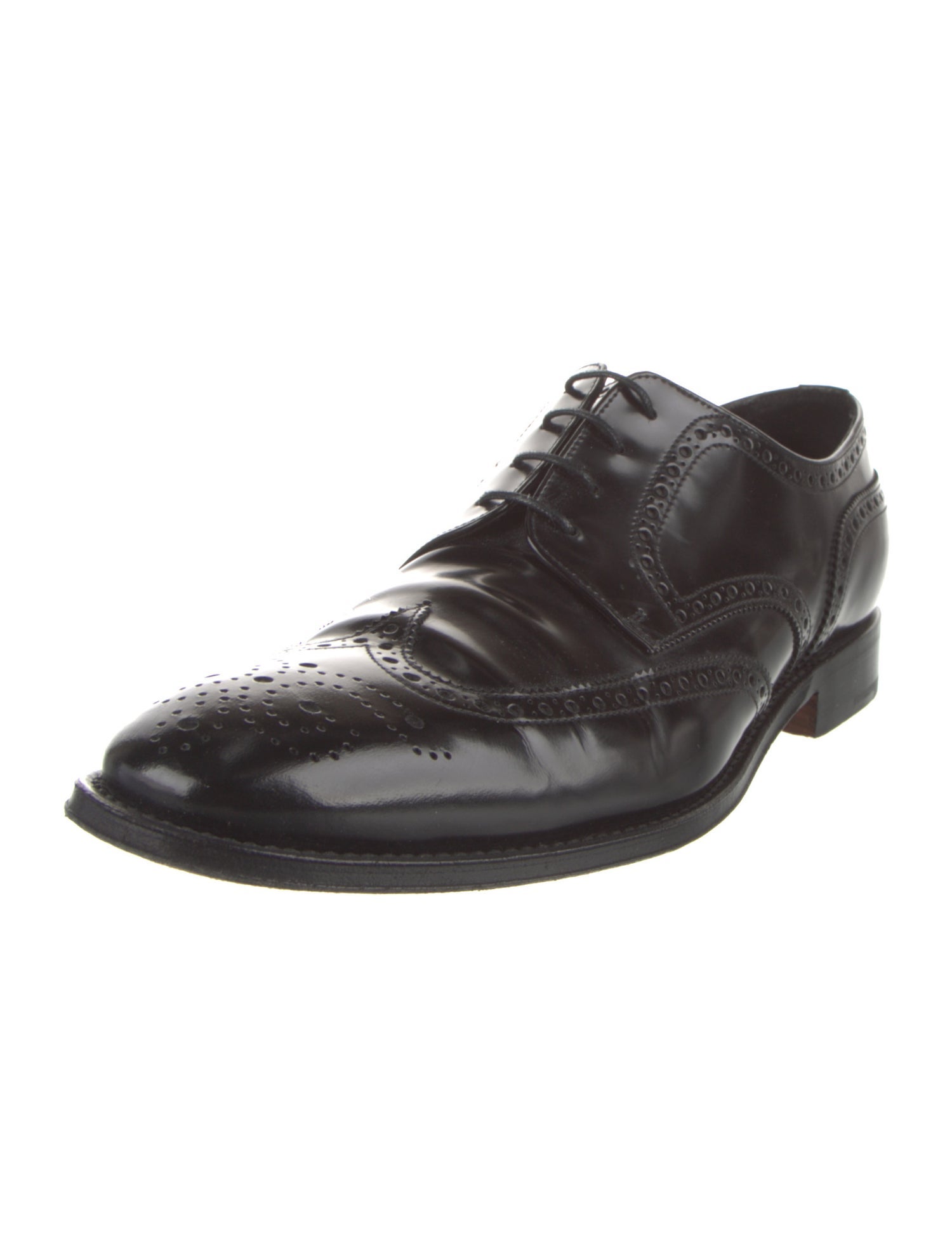 Prada Leather Lasercut Accents Brogues