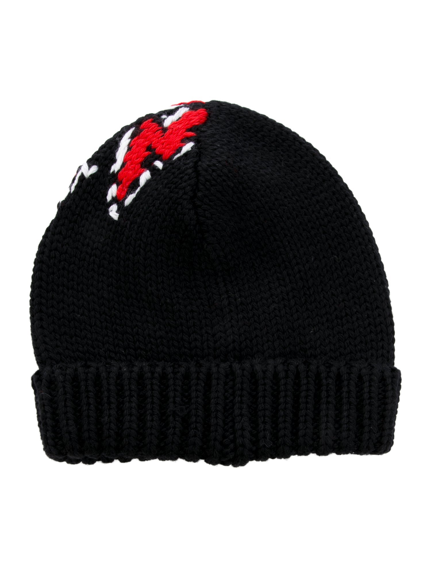 Prada Printed Virgin Wool Beanie