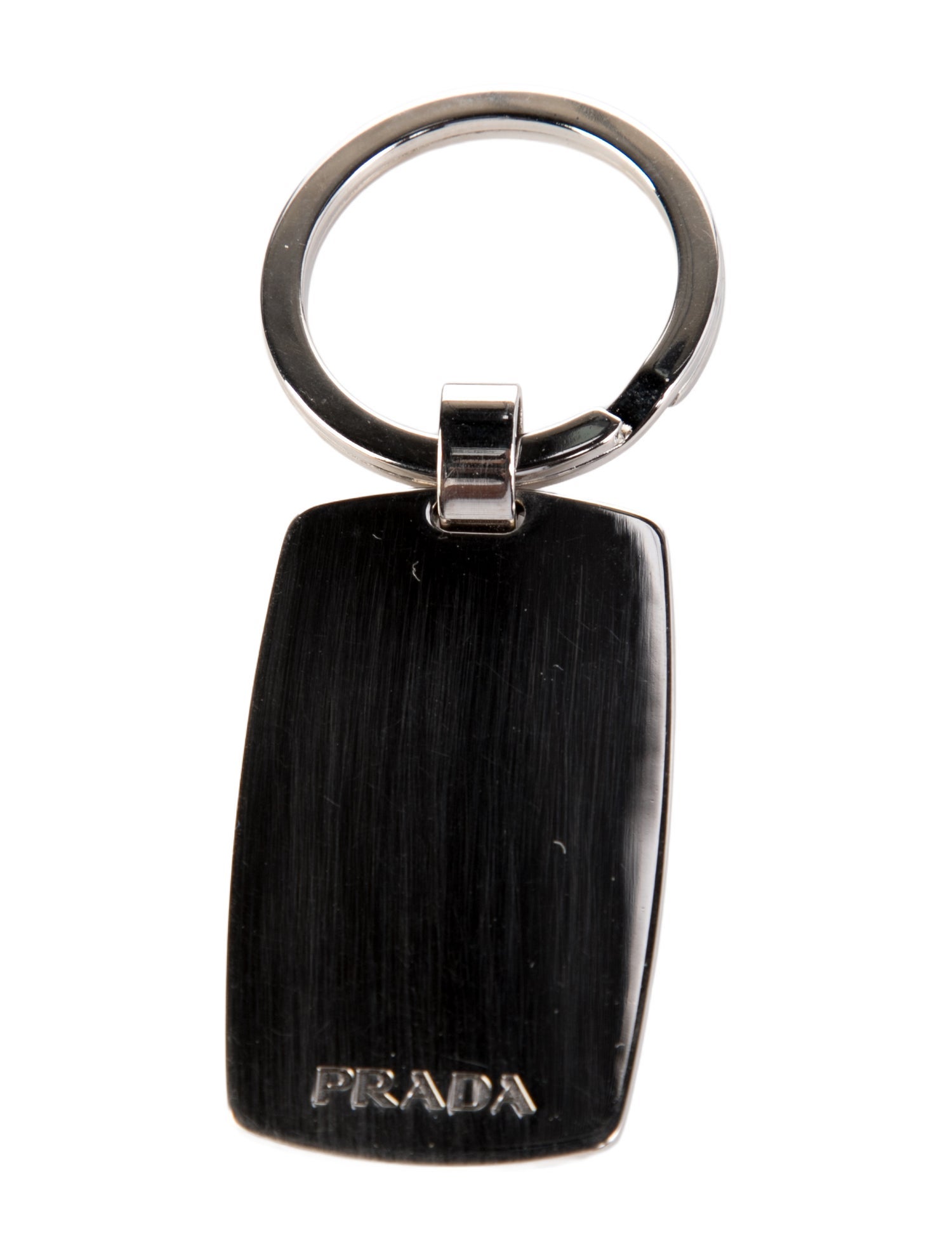 Prada Animal Printed Metal Keychain