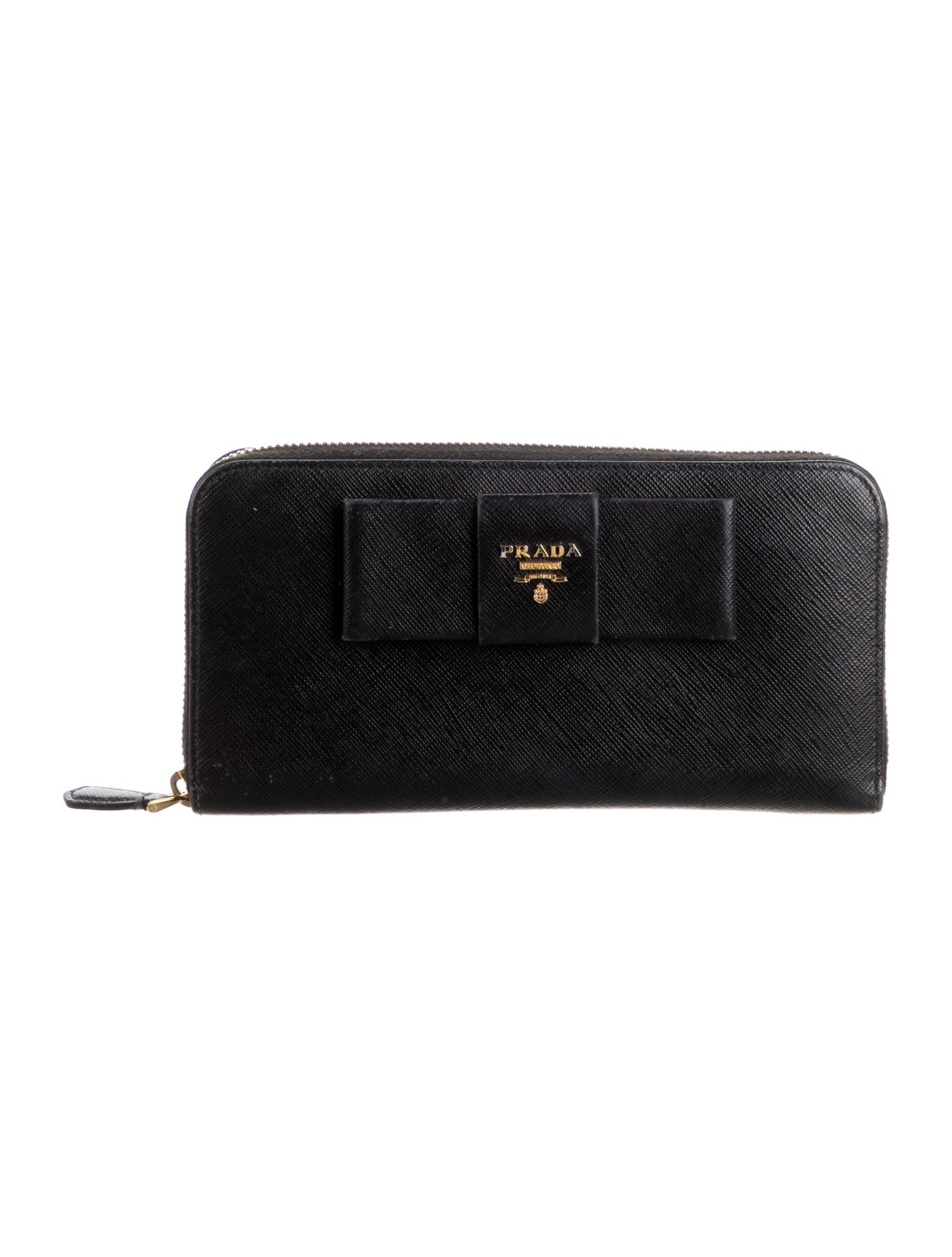 Prada Leather Continental Wallet