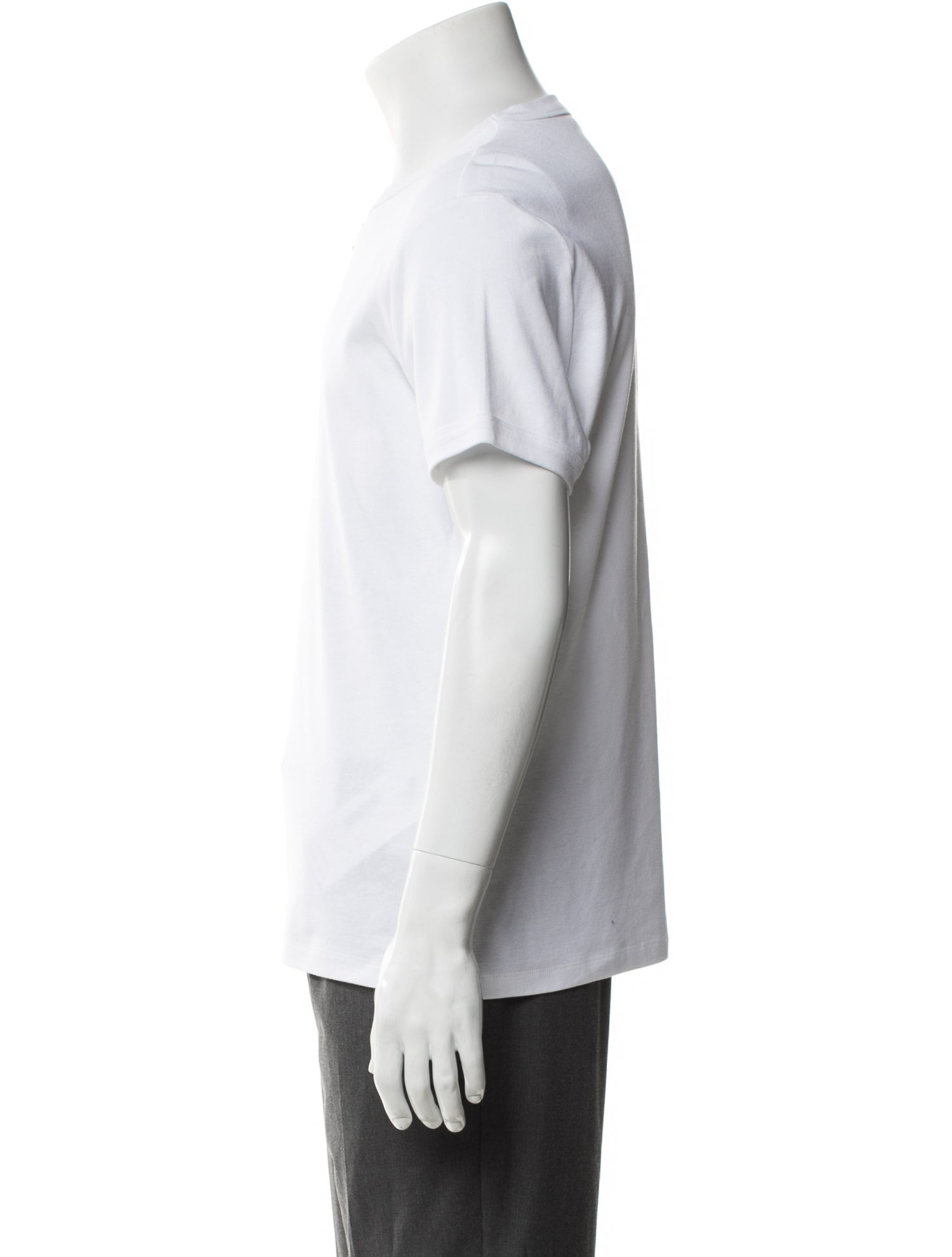 Prada 2022 Enameled Metal Triangle T-Shirt