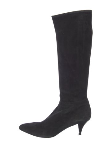 Pre-owned Prada Suede Boots In Multi