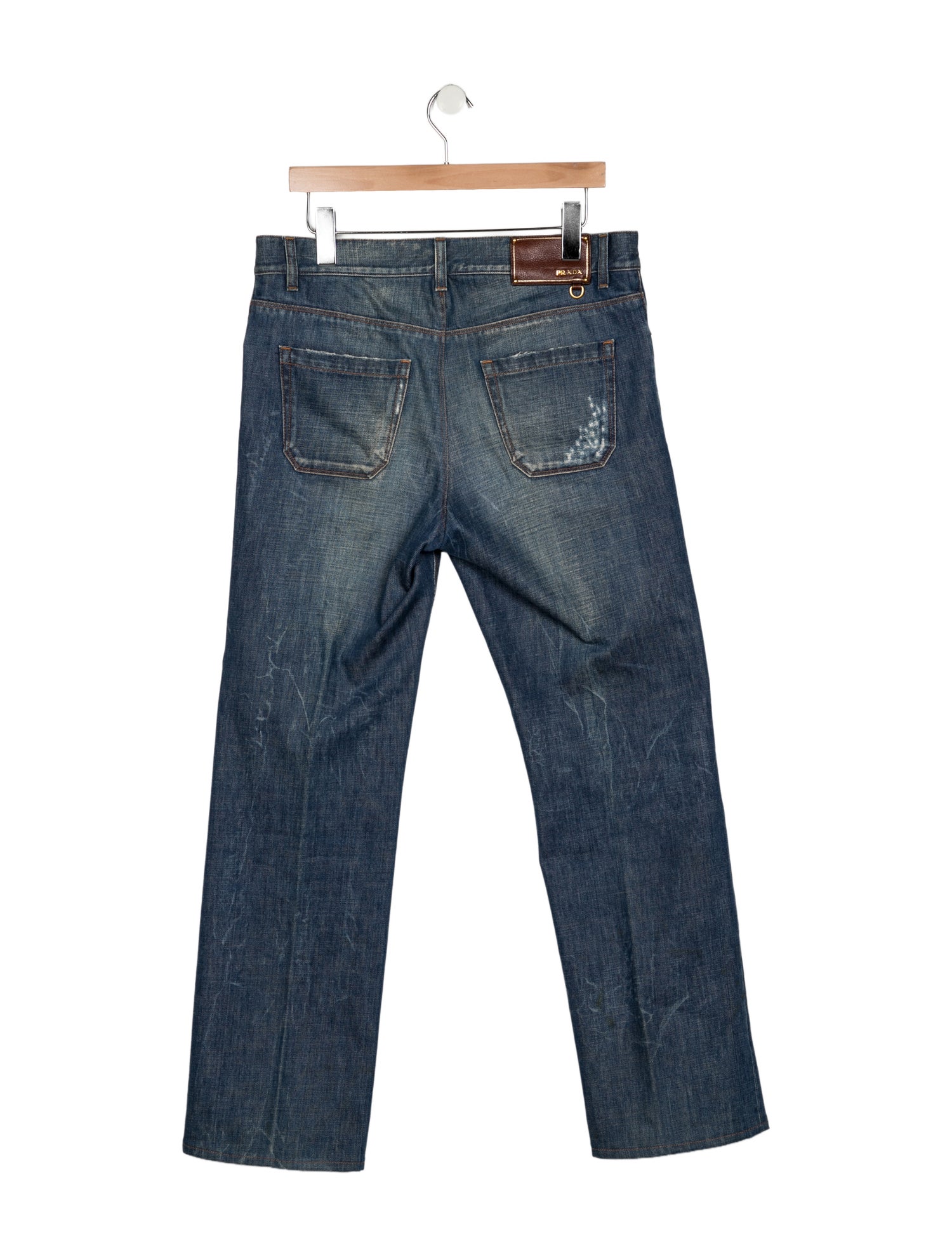 Prada Vintage Straight-Leg Jeans