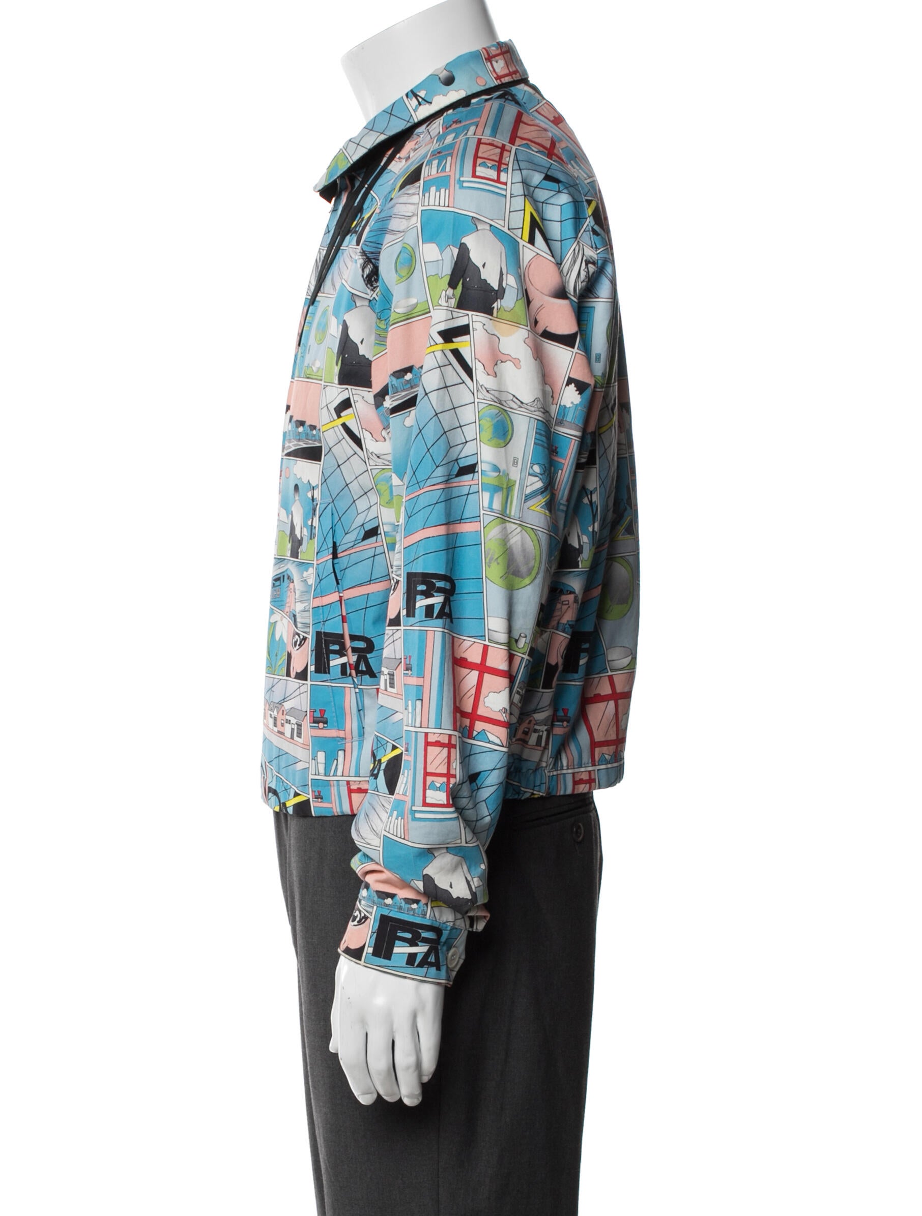 Prada 2018 Graphic Print Jacket