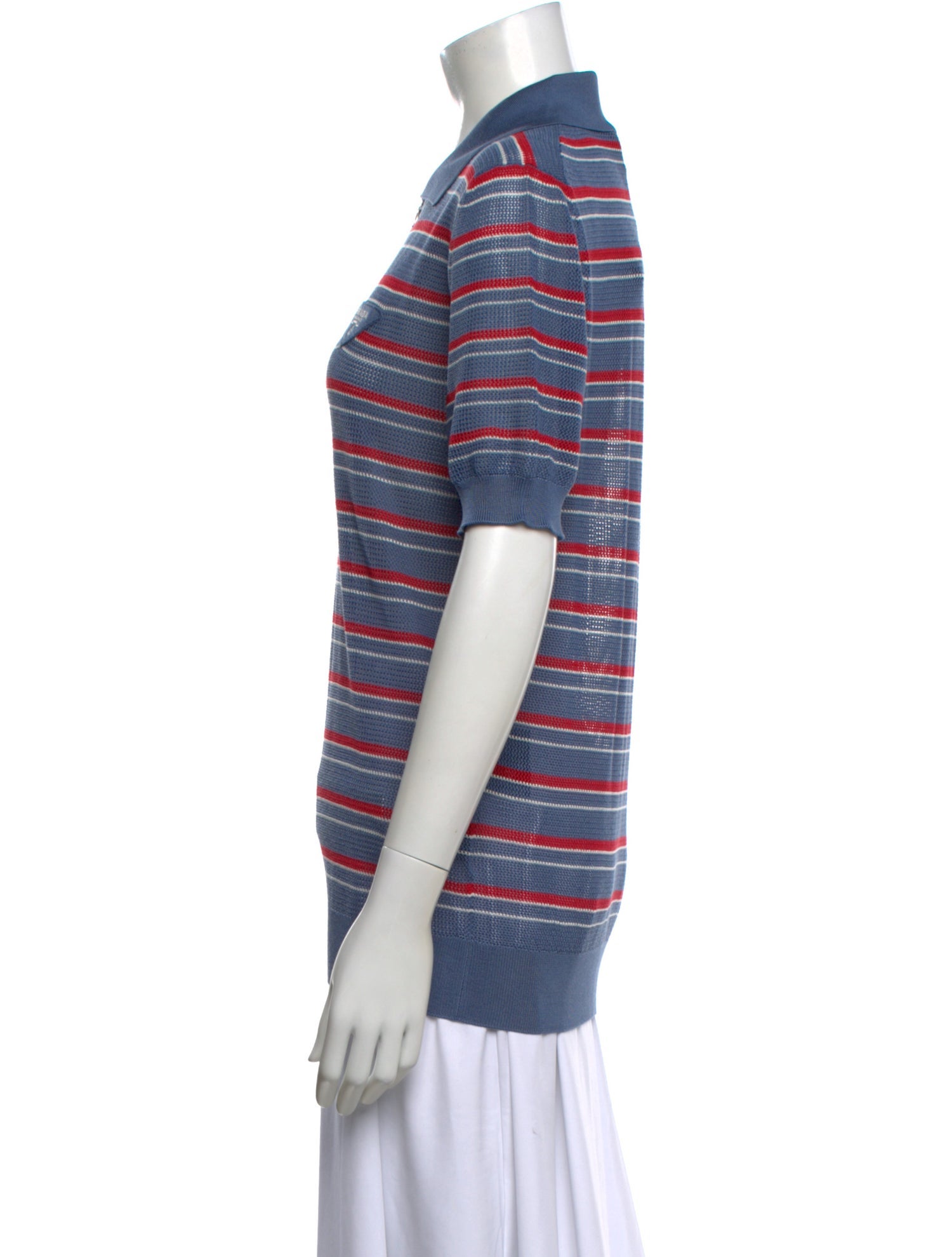 Prada 2024 Silk Polo Shirt w/ Tags