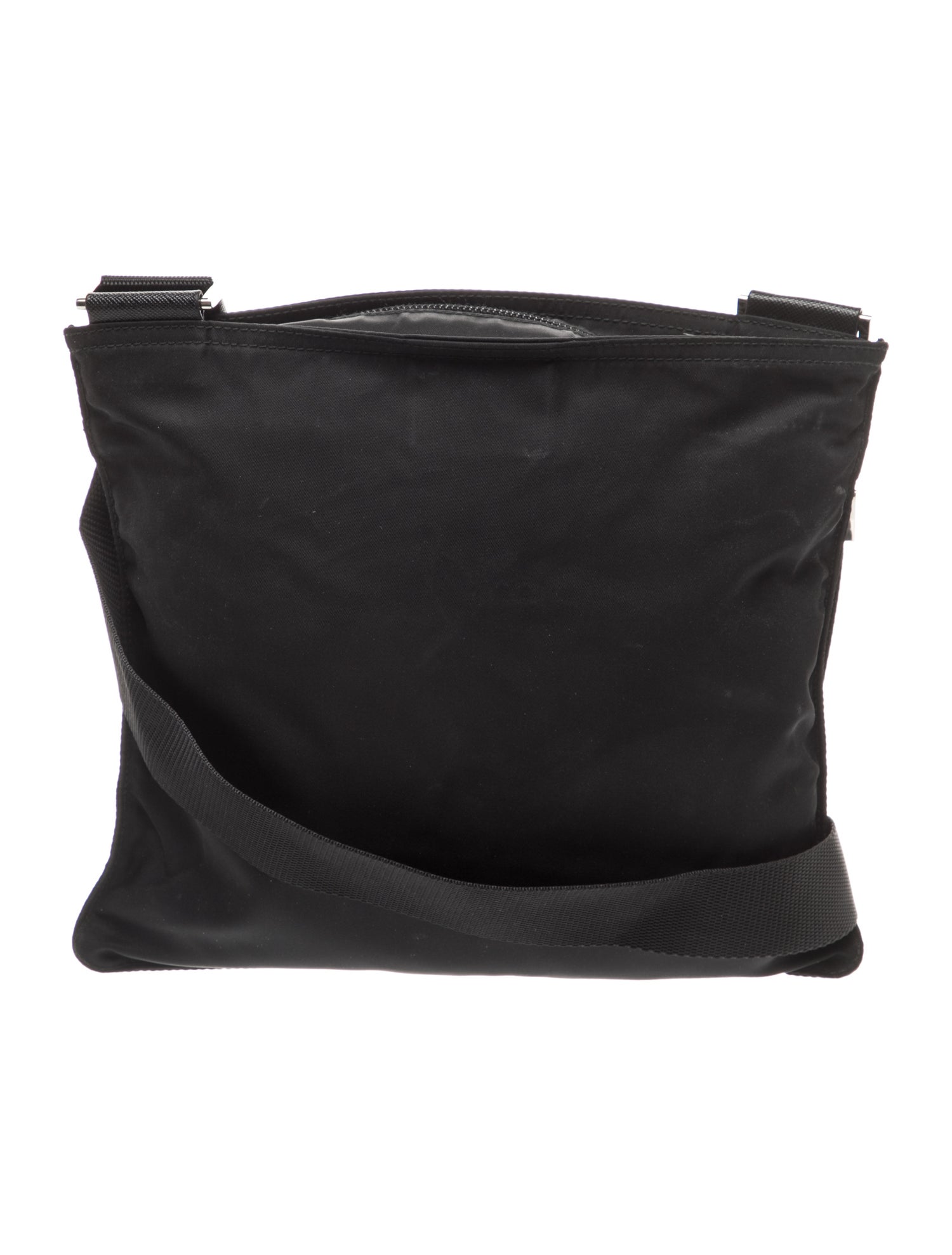 Prada Vela Nylon Shoulder Bag - Black Crossbody Bags, Handbags