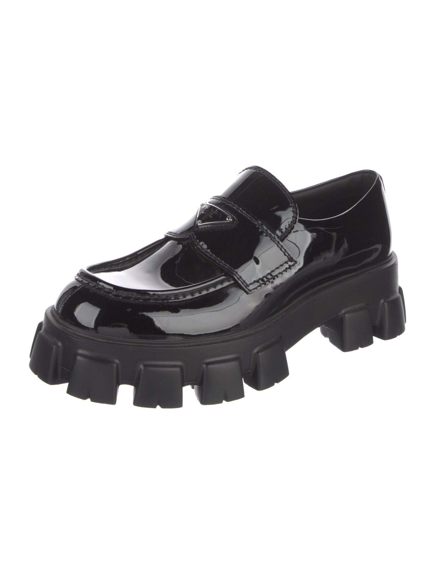 Prada Patent Leather Dress Loafers