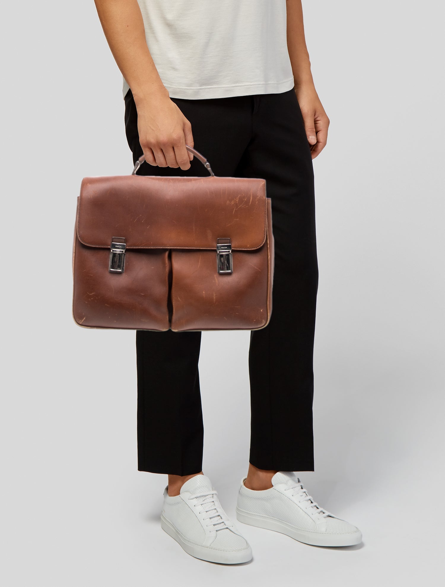 Prada Leather Briefcase