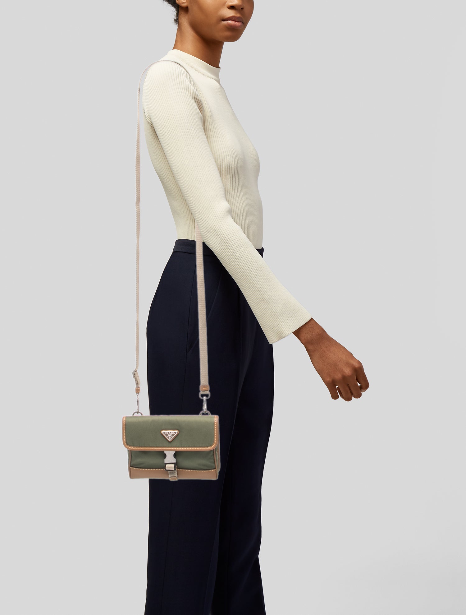 Prada Tessuto Nylon Shoulder Bag
