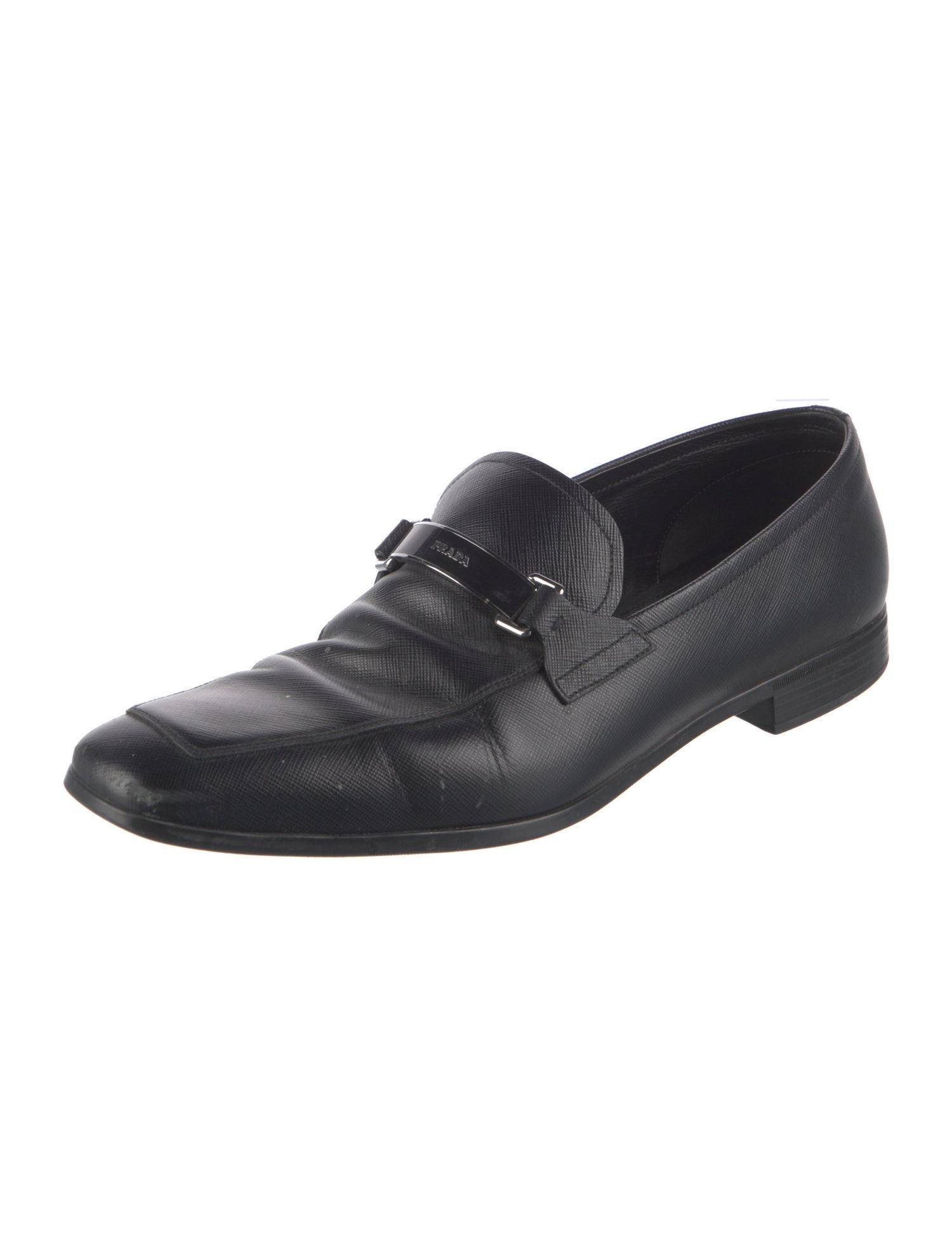 Prada Saffiano Leather Oxfords