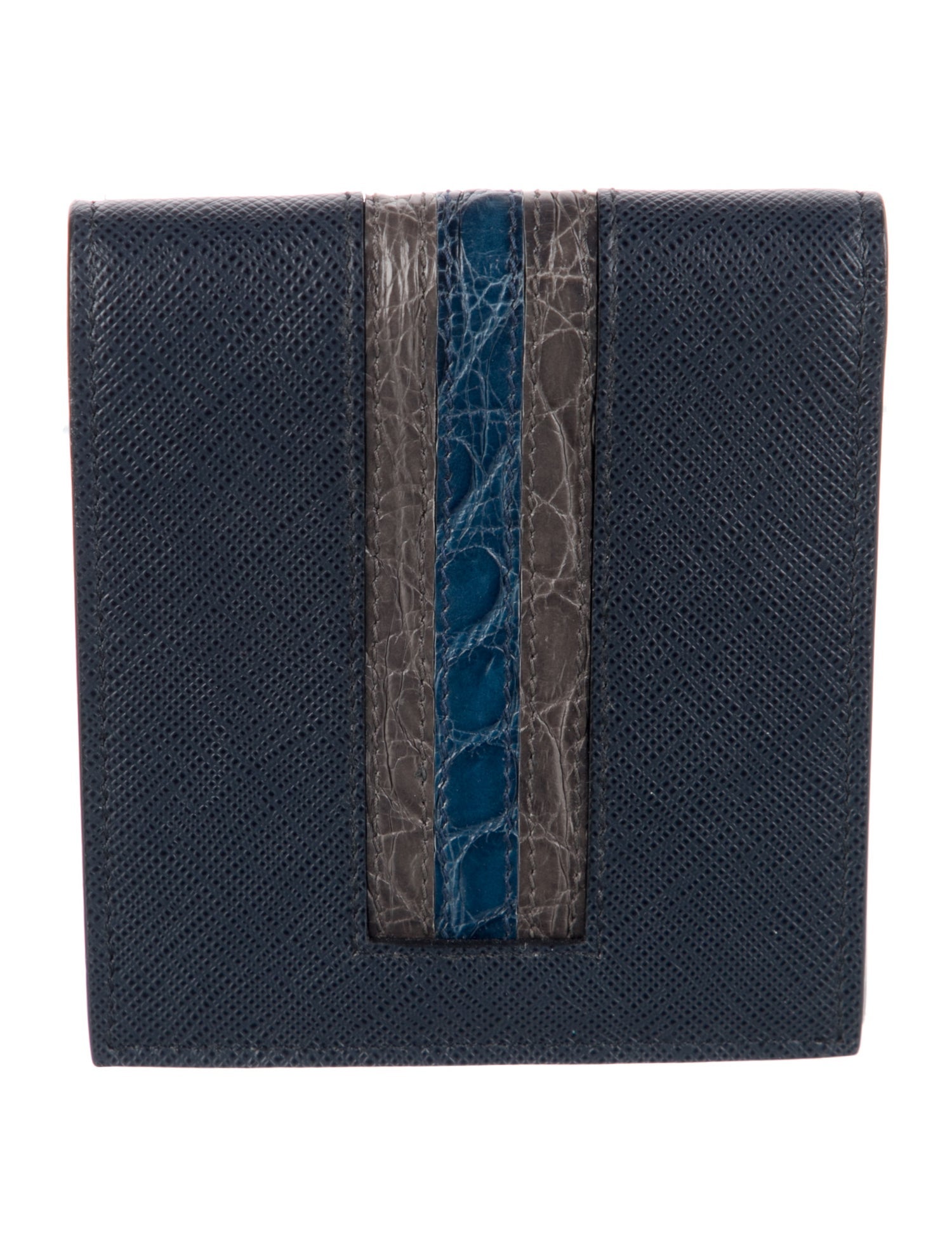 Prada Saffiano Cuir Leather Bifold Wallet