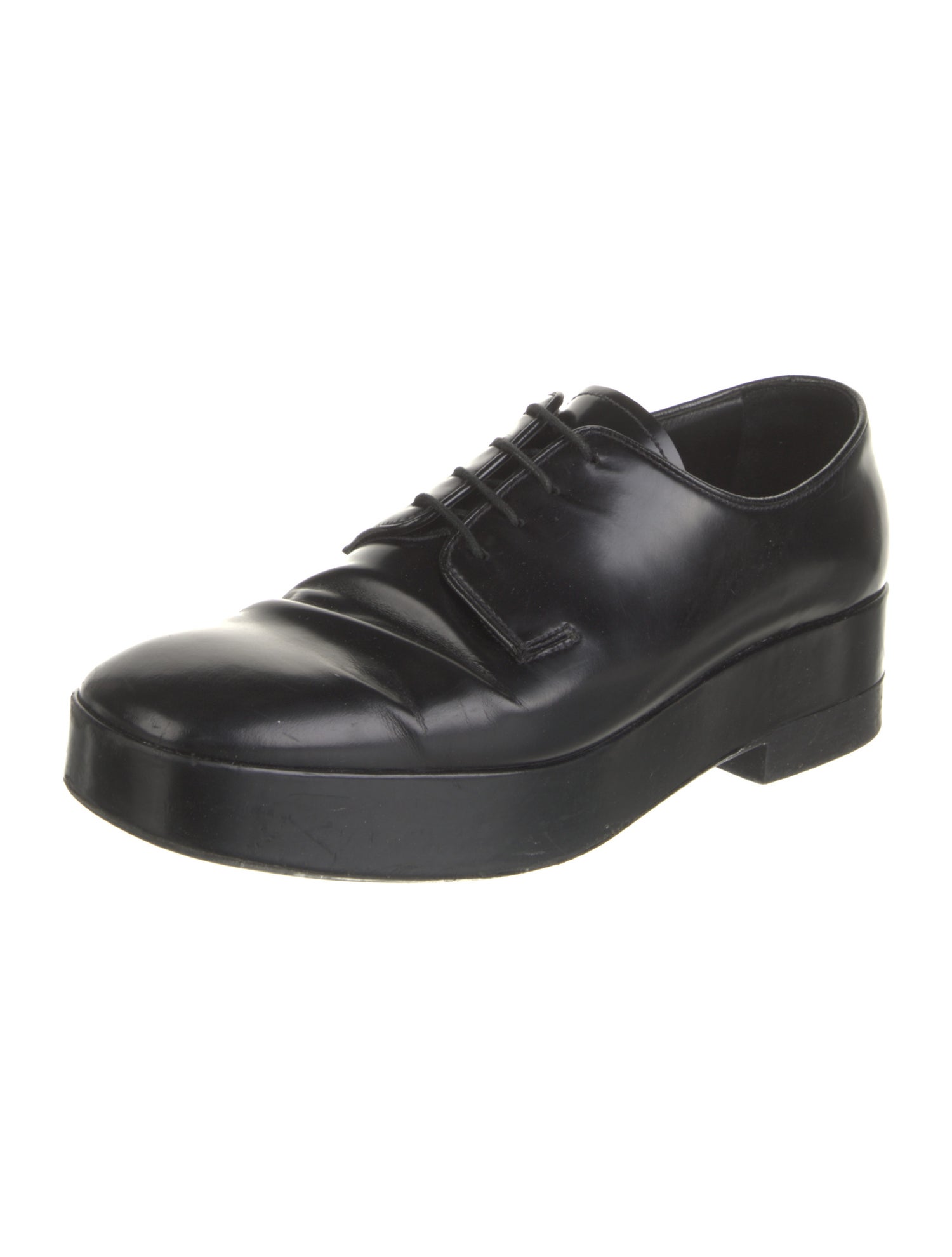 Prada Leather Derby Shoes