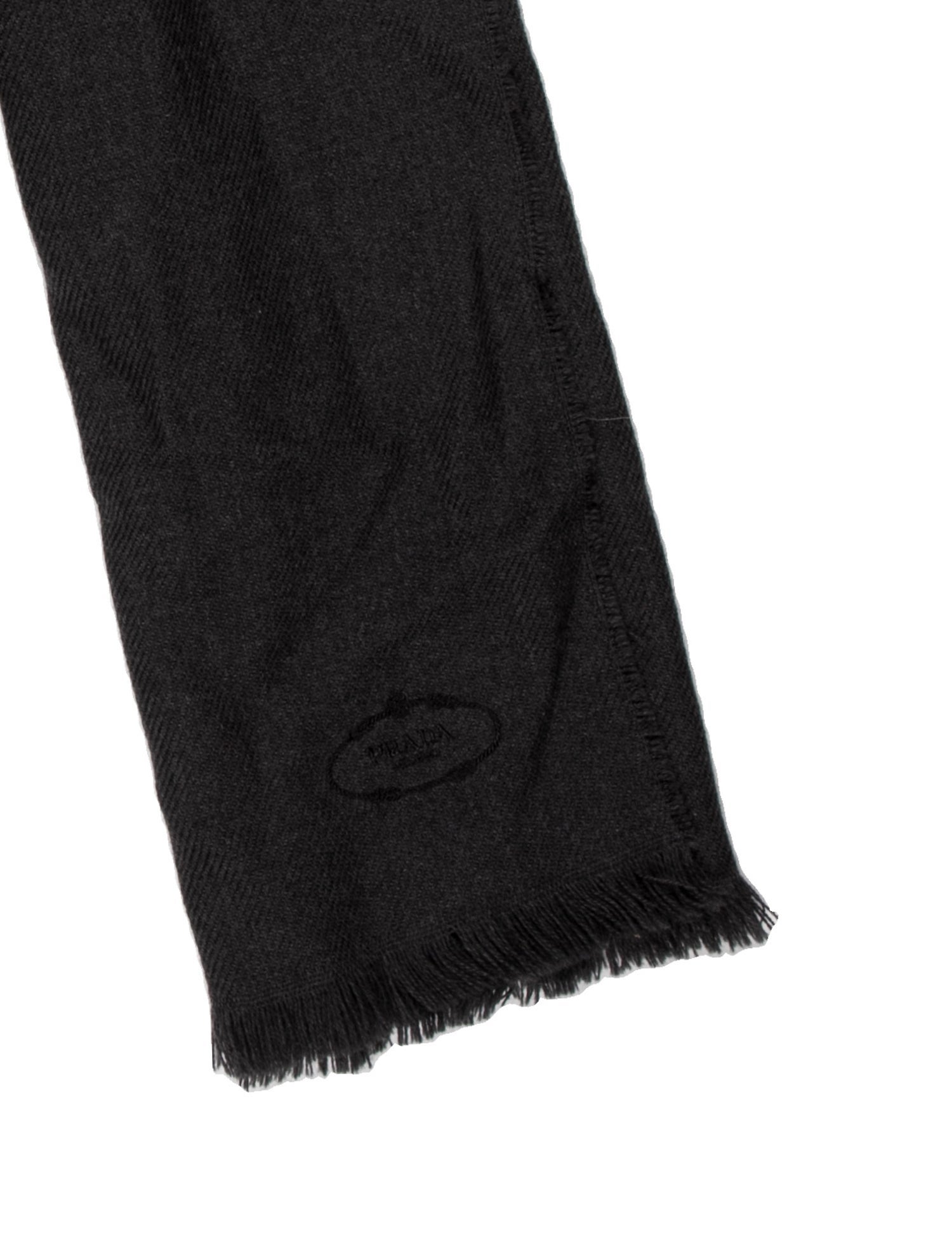 Prada Wool Striped Scarf