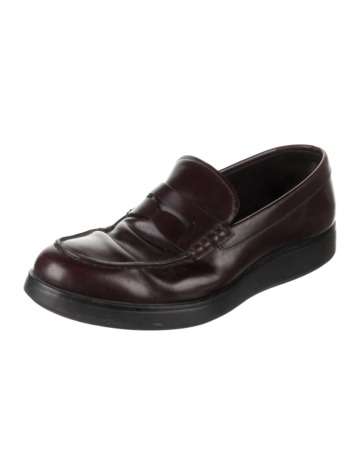 Prada Leather Loafers