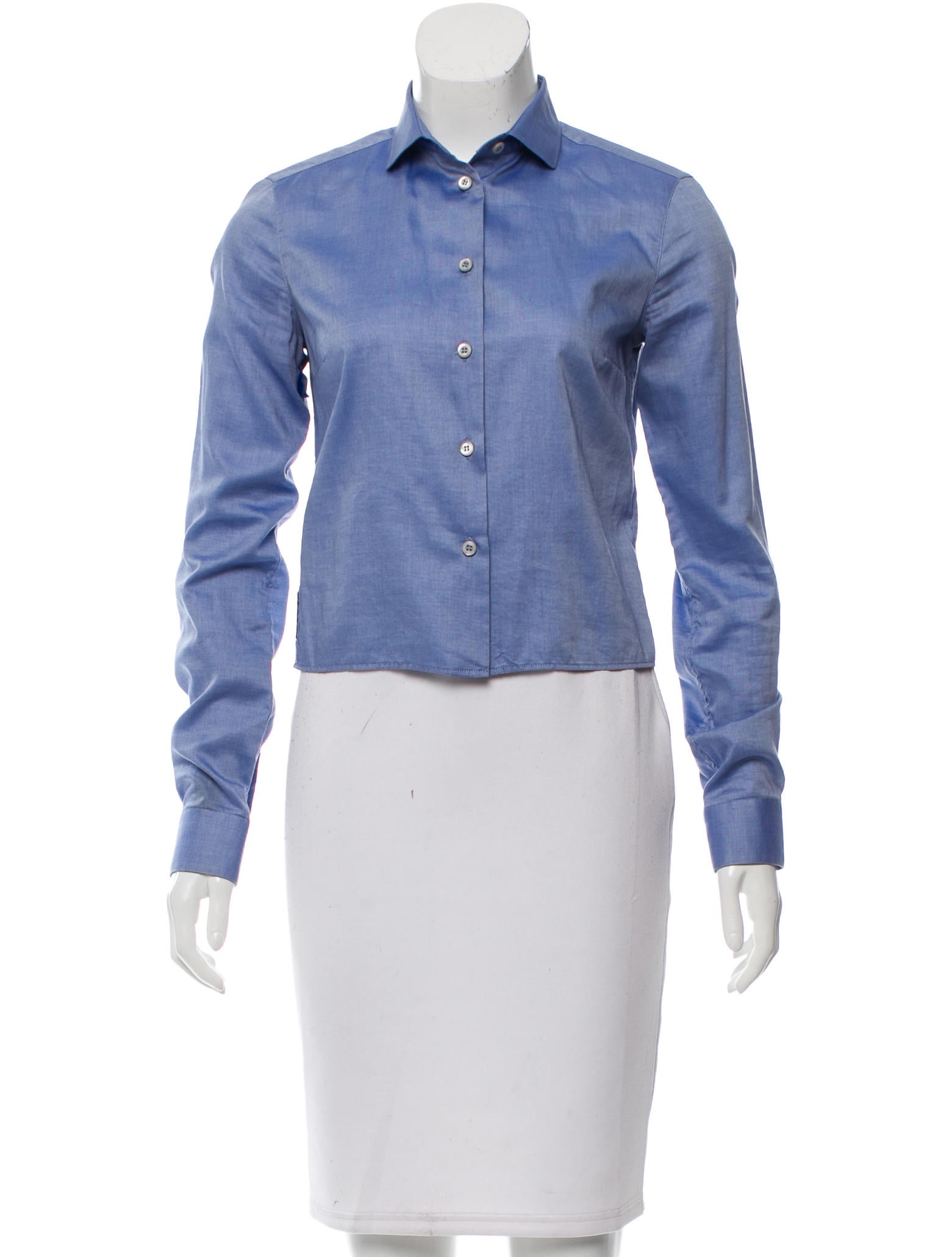 top cropped prada