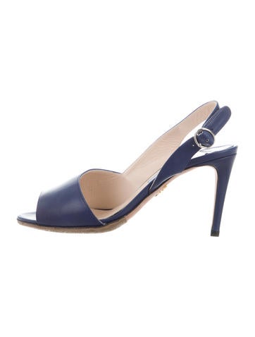 Prada Leather Slingback Pumps