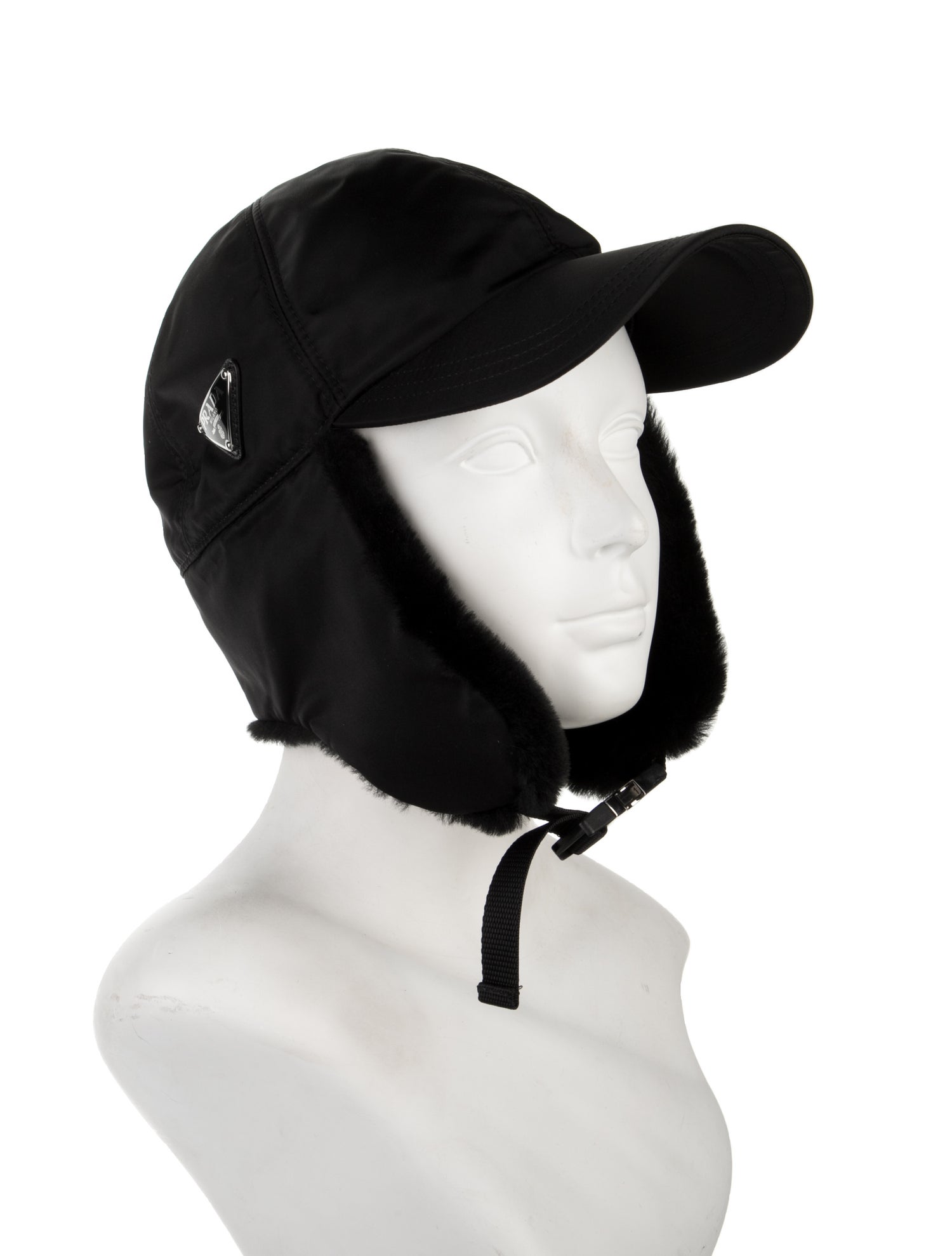 Prada Men's Winter Fur Trimmed hat