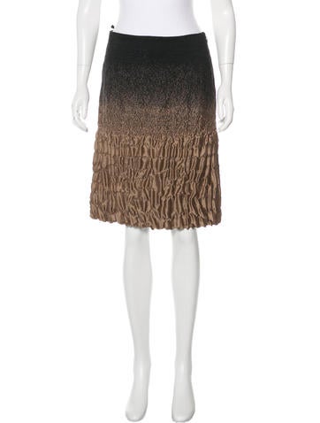 Prada Textured Knee-Length Skirt