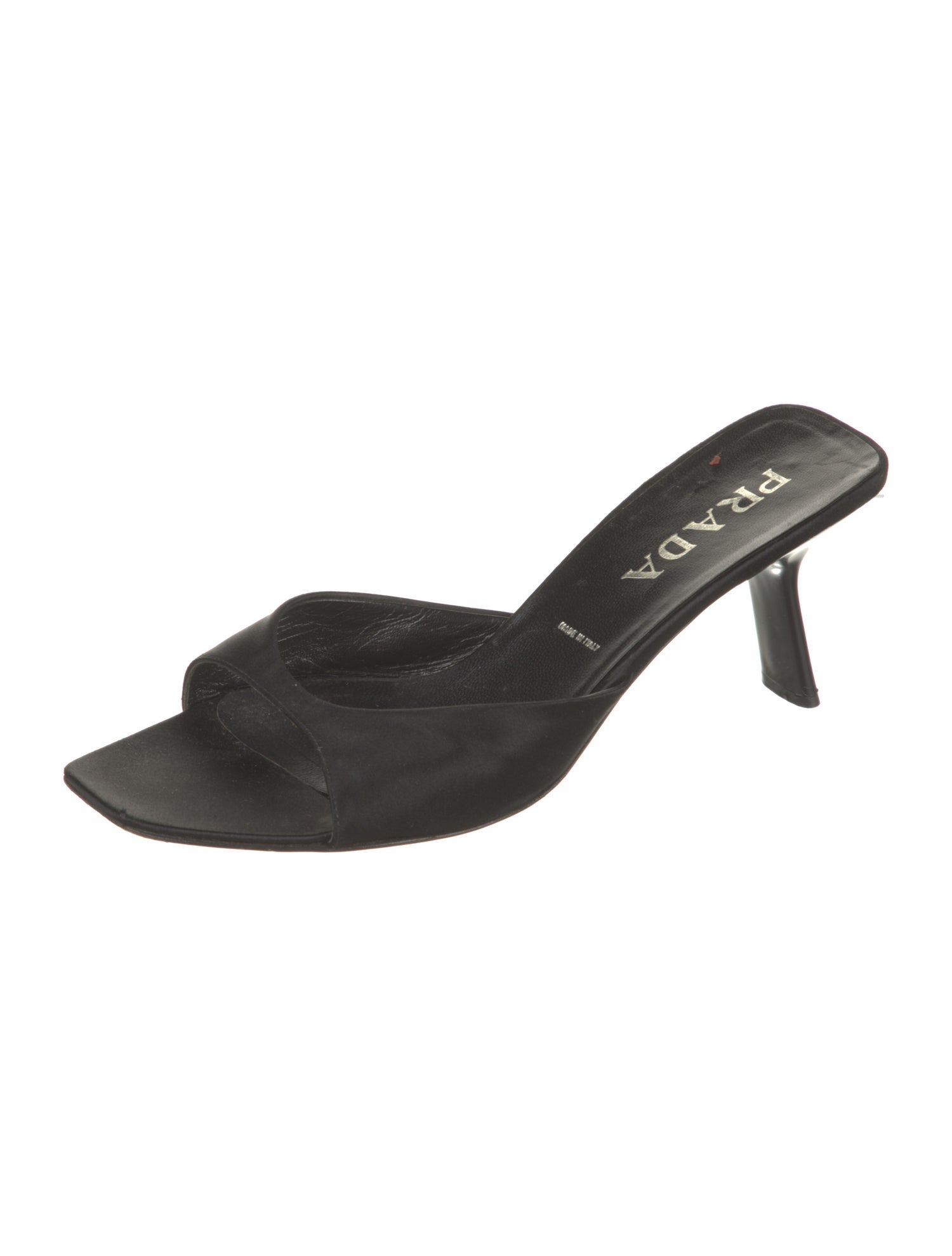 Prada Satin Sandals