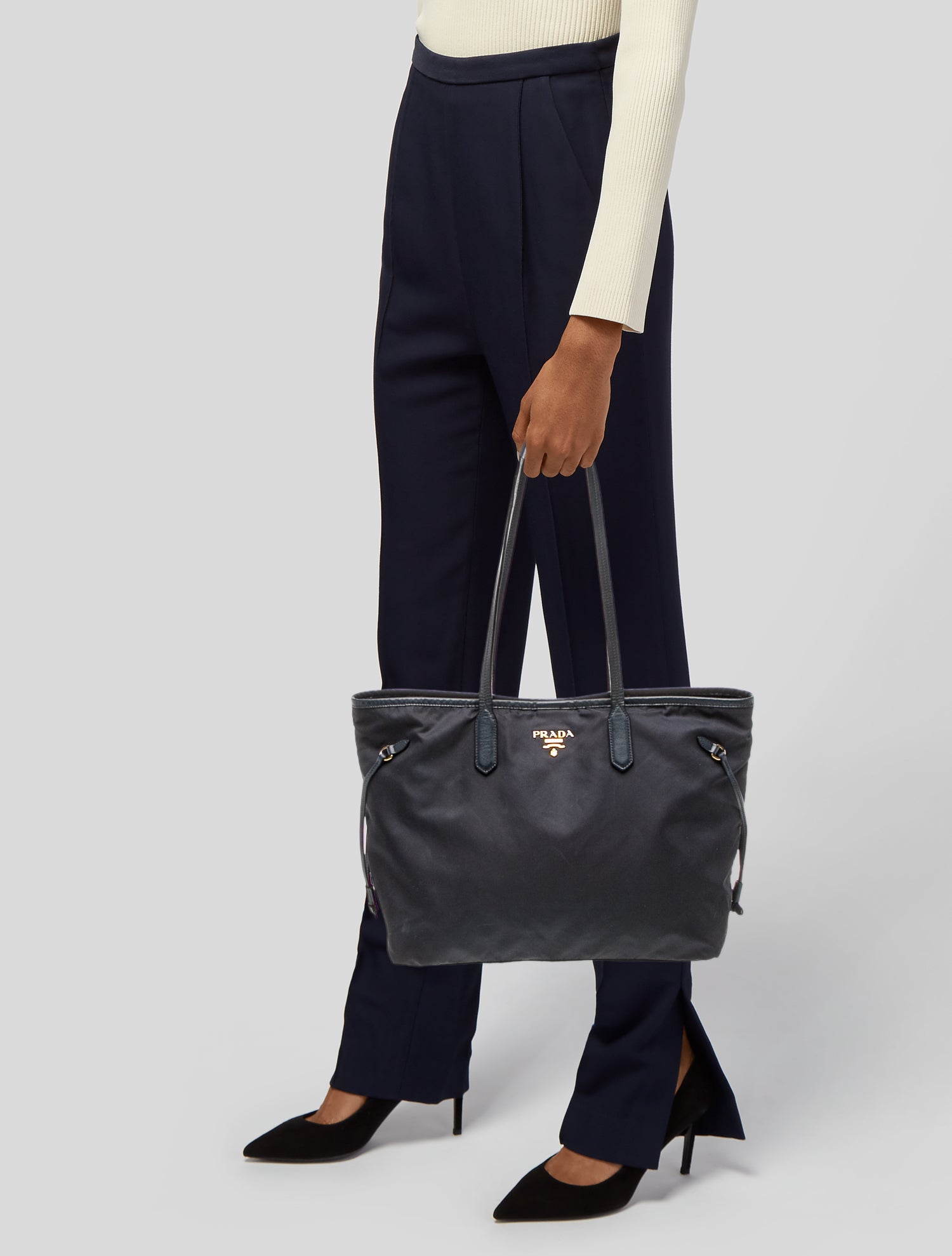 Prada Tessuto Nylon Tote - Black Totes, Handbags - PRA1211398